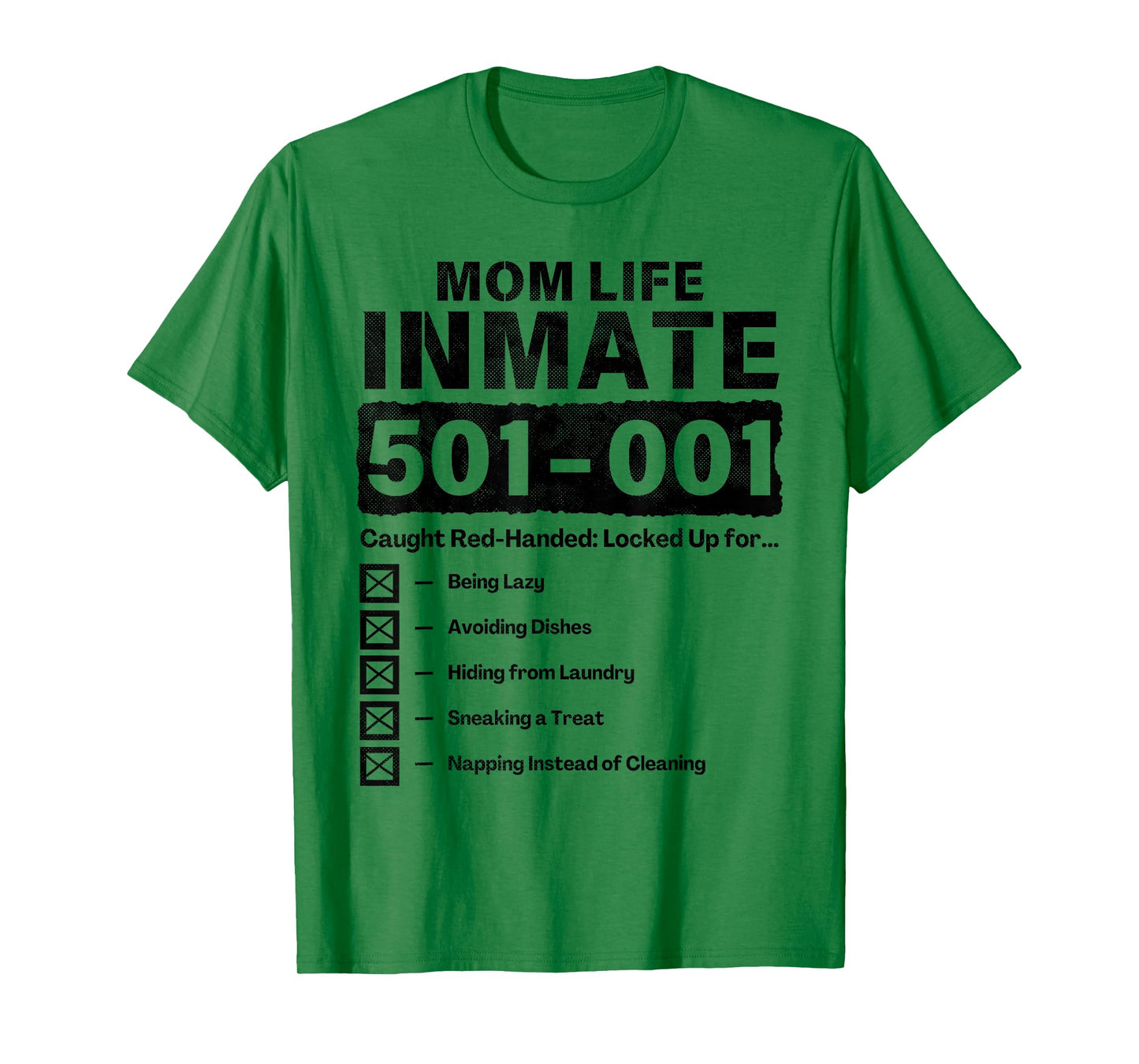 Mom Life Inmate Funny Matching Halloween Costume T-Shirt