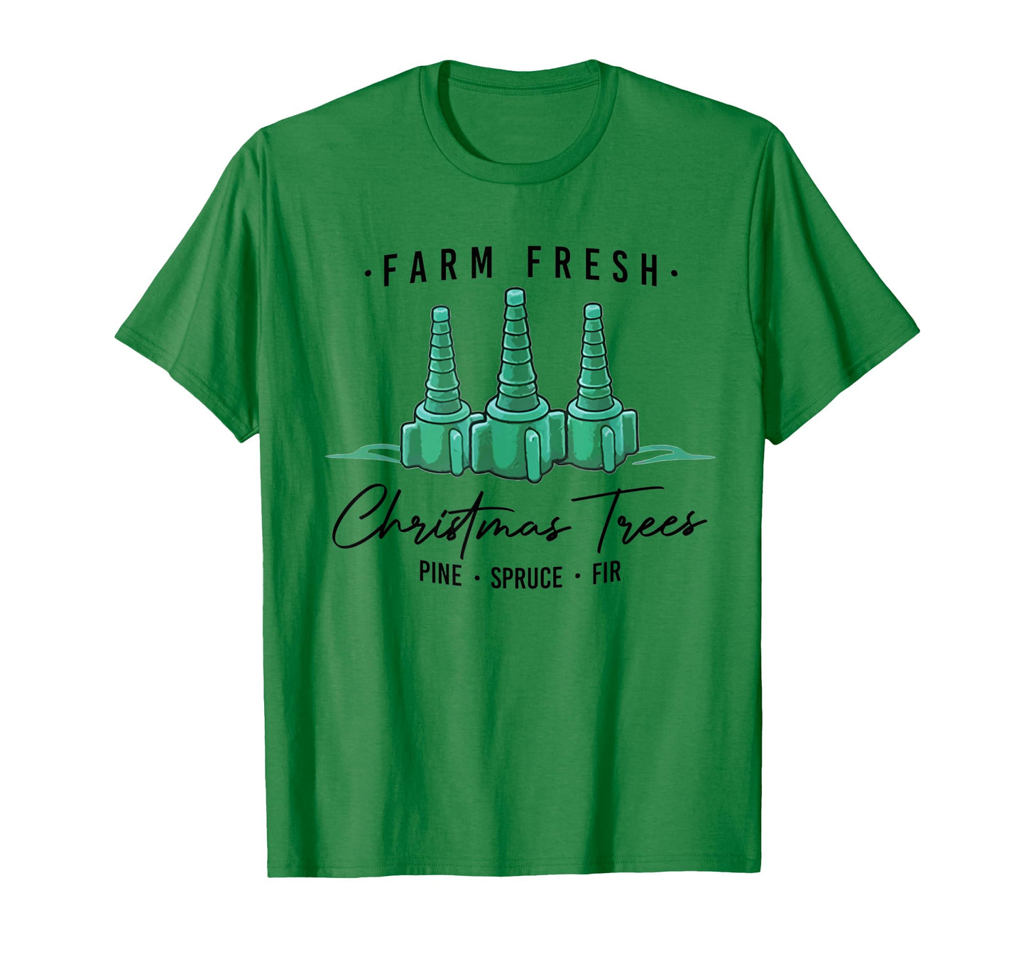 Respiratory Therapist Nurse Farm Fresh Christmas Trees T-Shirt