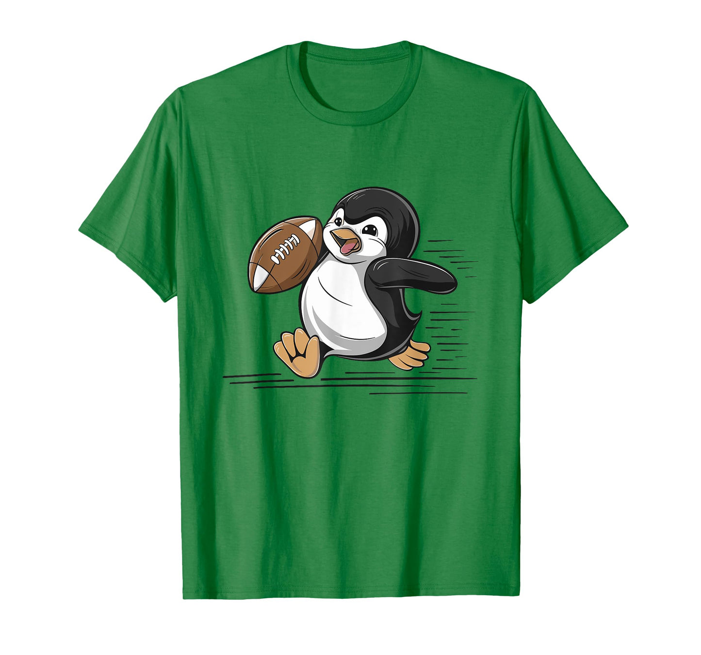 Penguin Playing Football Player Sports T-Shirt