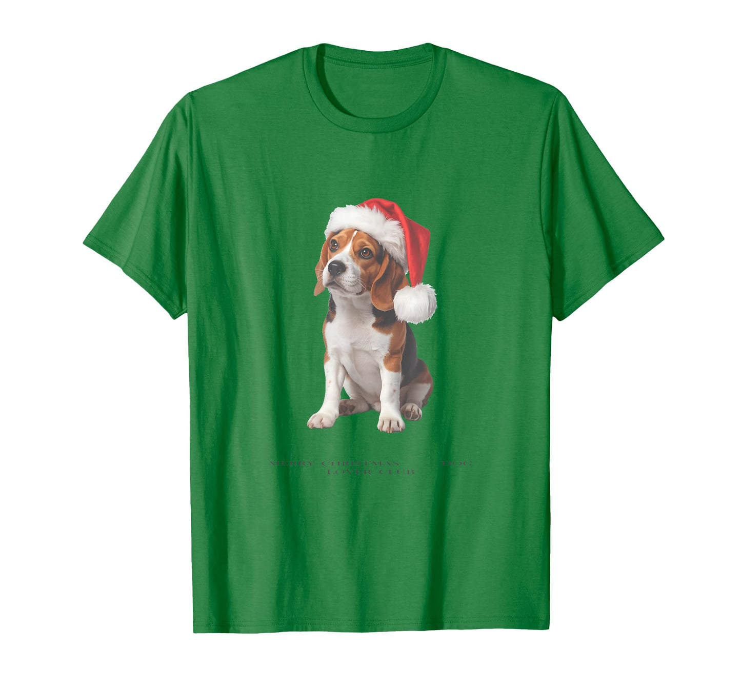 Beagle Christmas Dog Vintage T-Shirt