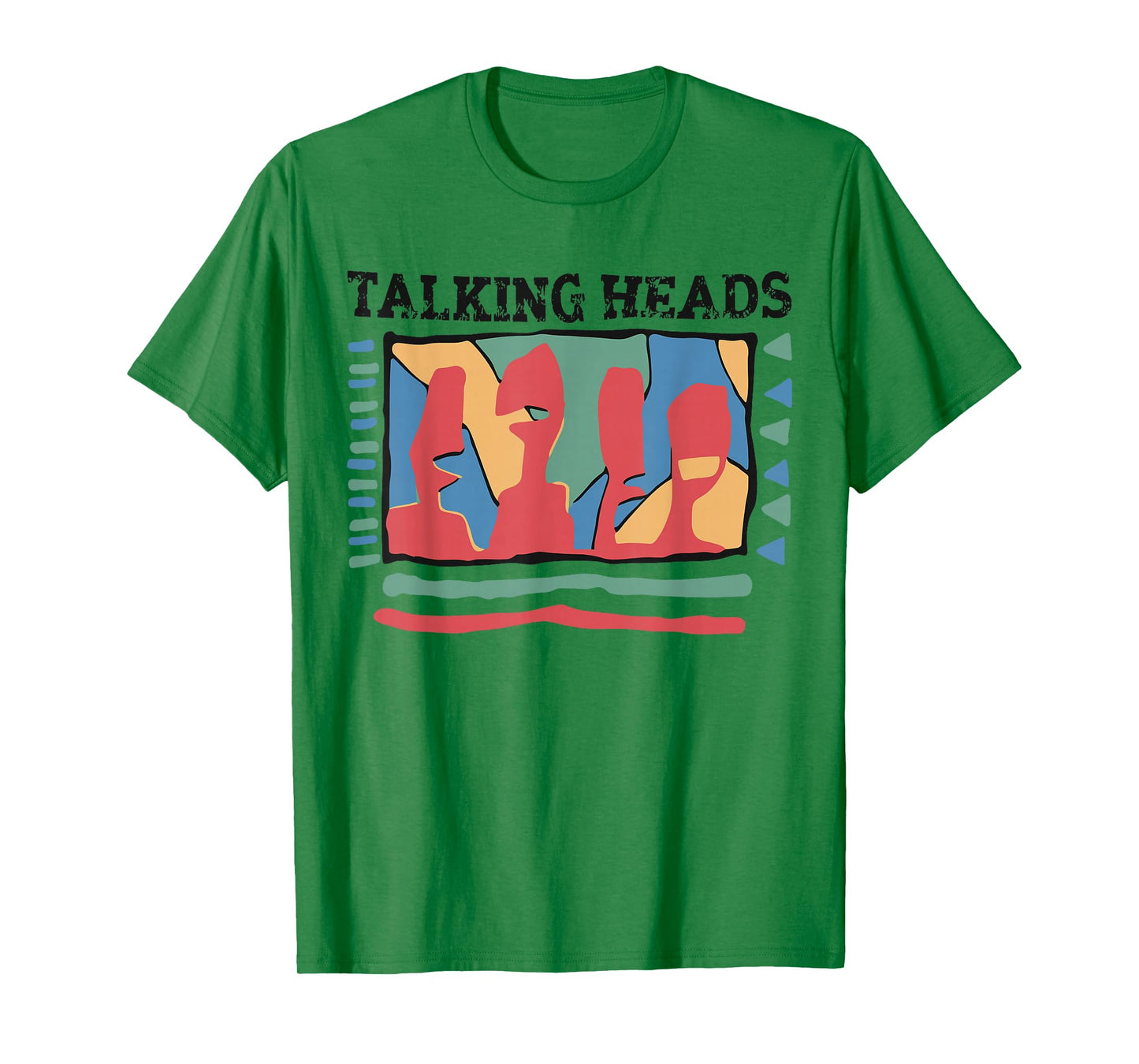Talking Heads Yellow Retro Graphic T-Shirt
