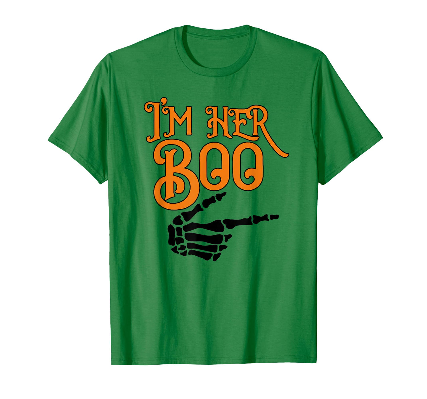 I'm Her Boo I'm His Ghoul Spooky Ghost Halloween Couple Men T-Shirt