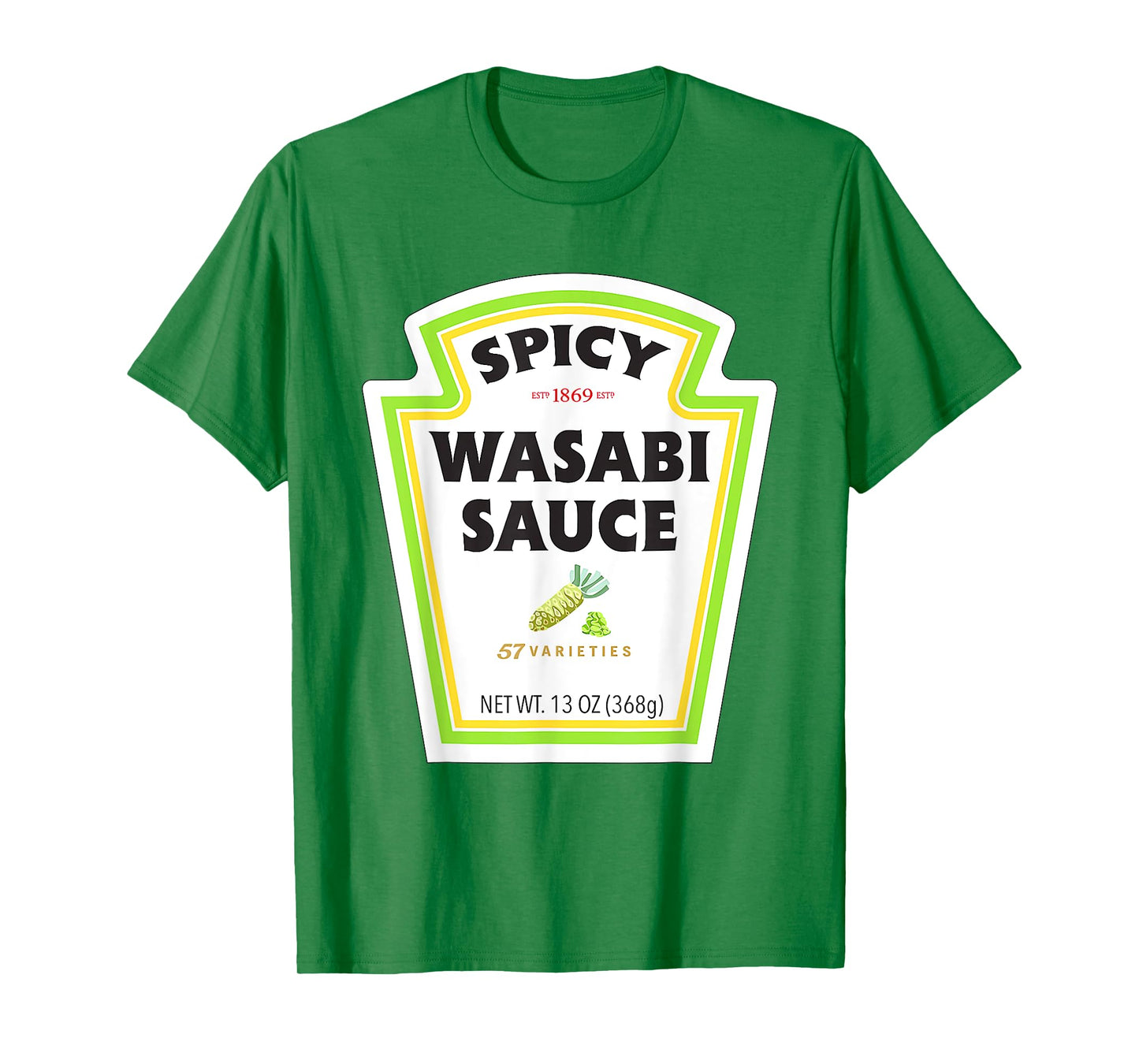 Spicy Wasabi Sauce Halloween Costume Matching Couples Group T-Shirt