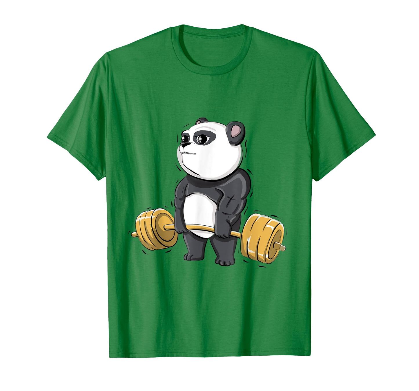 Panda Dad Weightlifting Fitness Gym Funny Panda T-Shirt