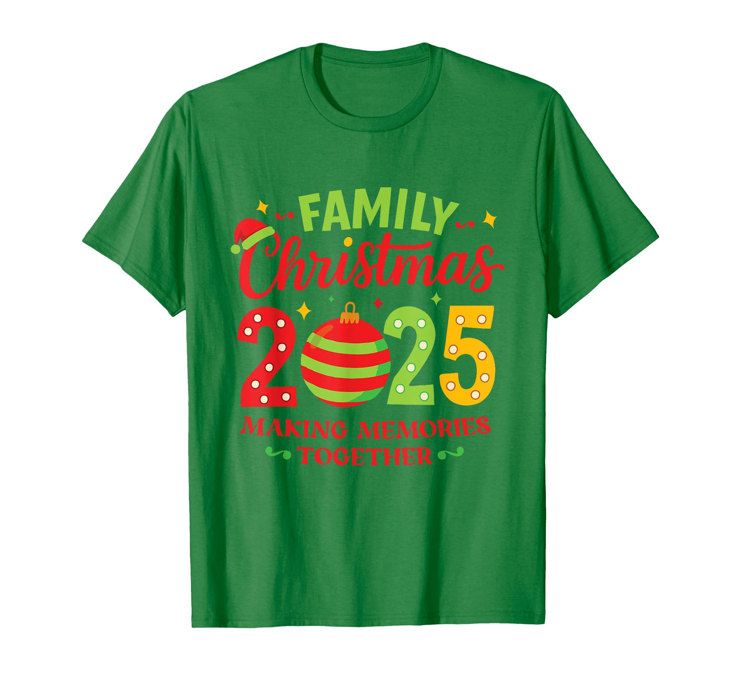 Family Christmas 2025 Group Matching Squad Funny Santa Elf T-Shirt