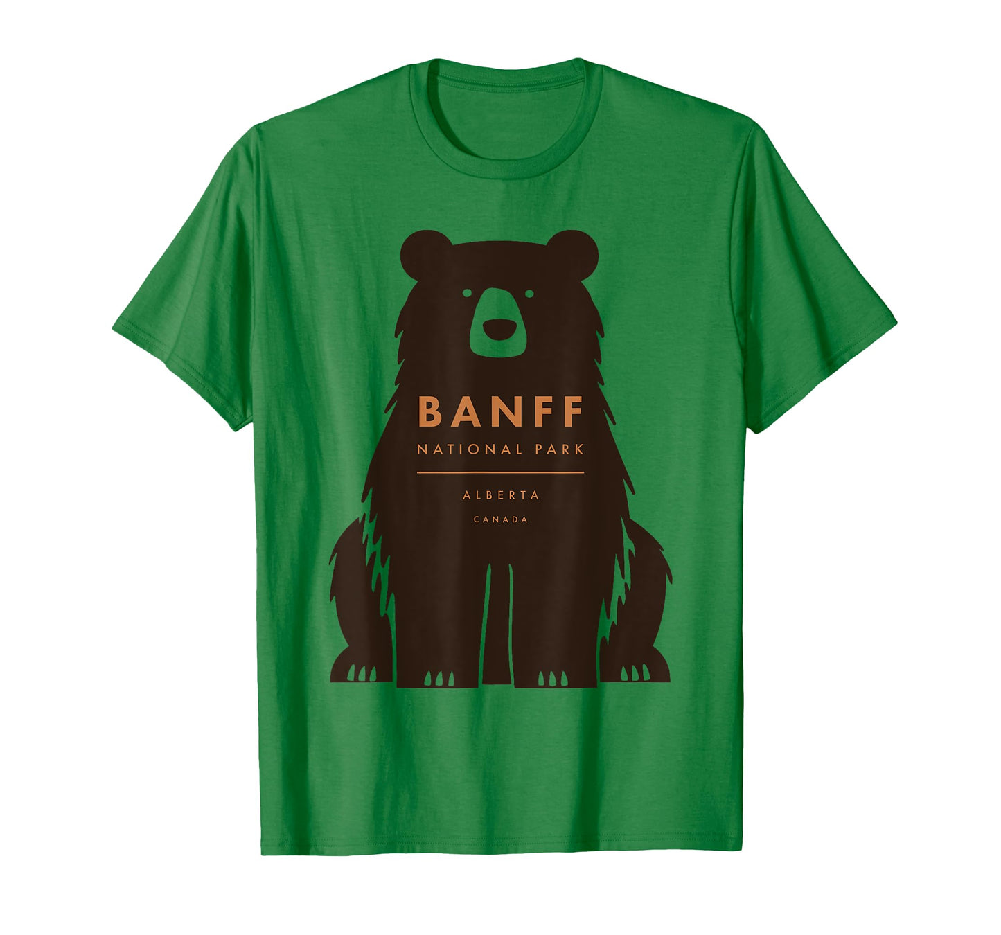 Banff National Park Alberta Canada Retro Vintage Bear T-Shirt