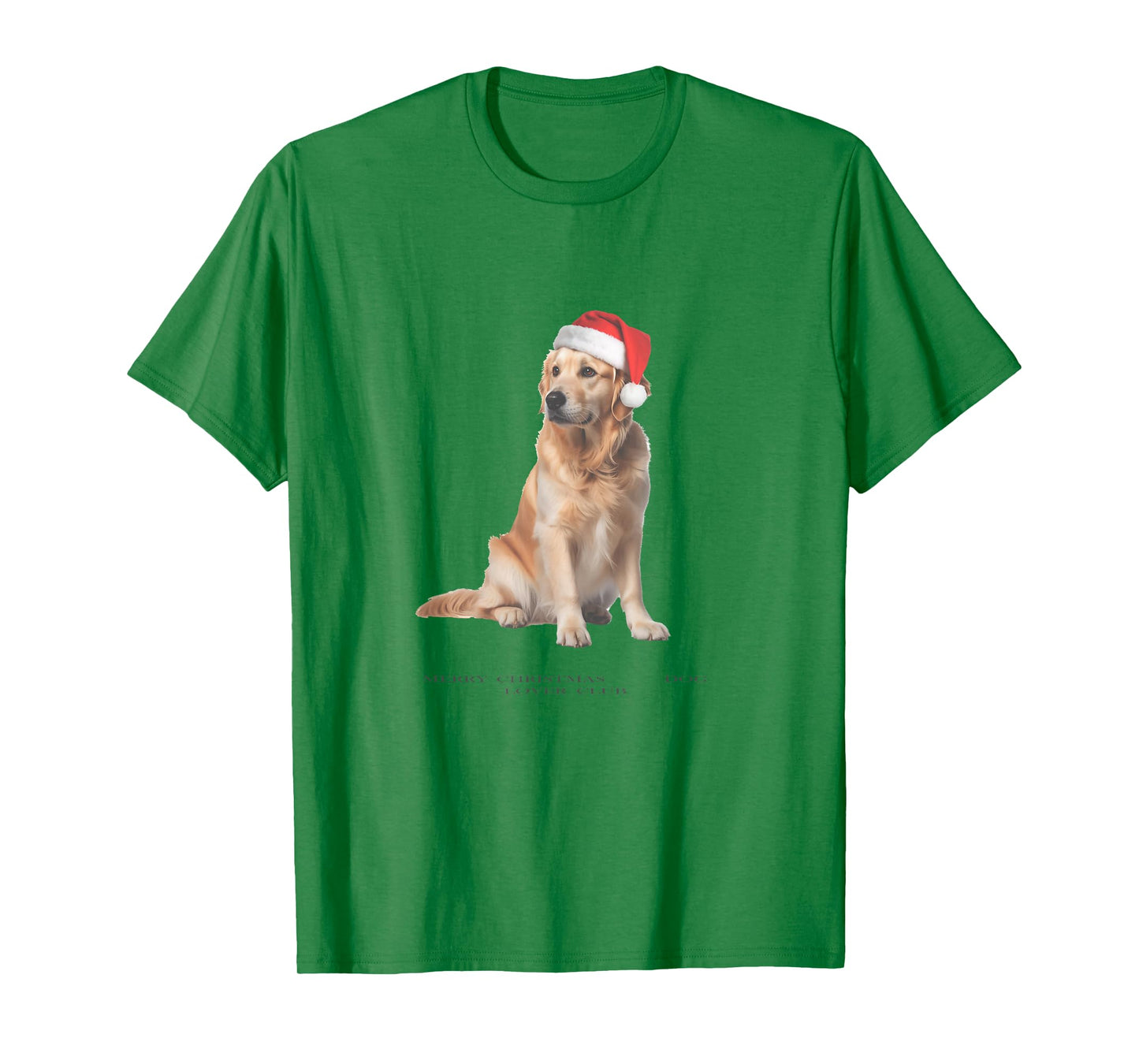 Golden Retriever Christmas Dog Vintage T-Shirt