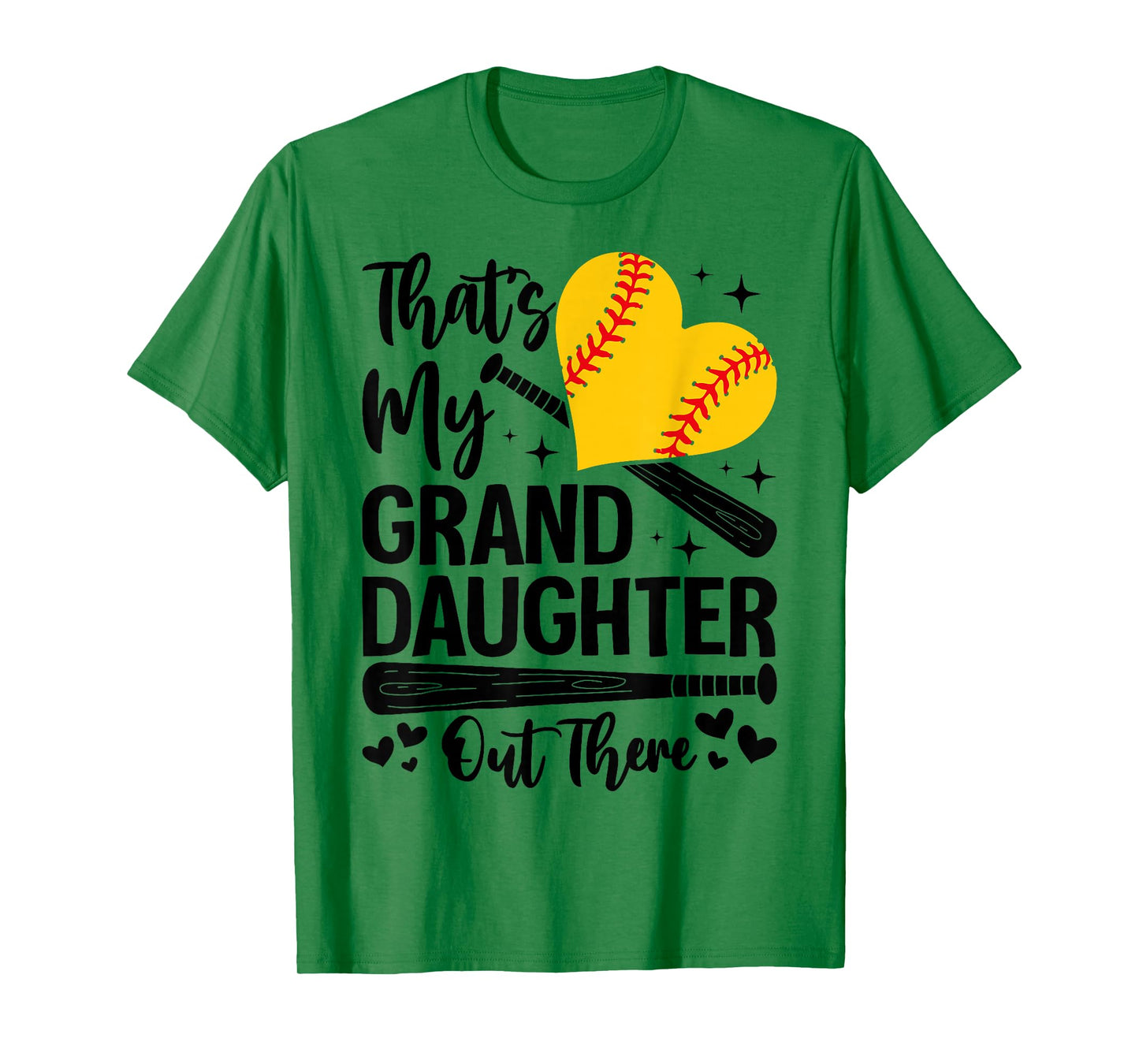 That's My Granddaughter Out There Softball Grandma Grandpa T-Shirt