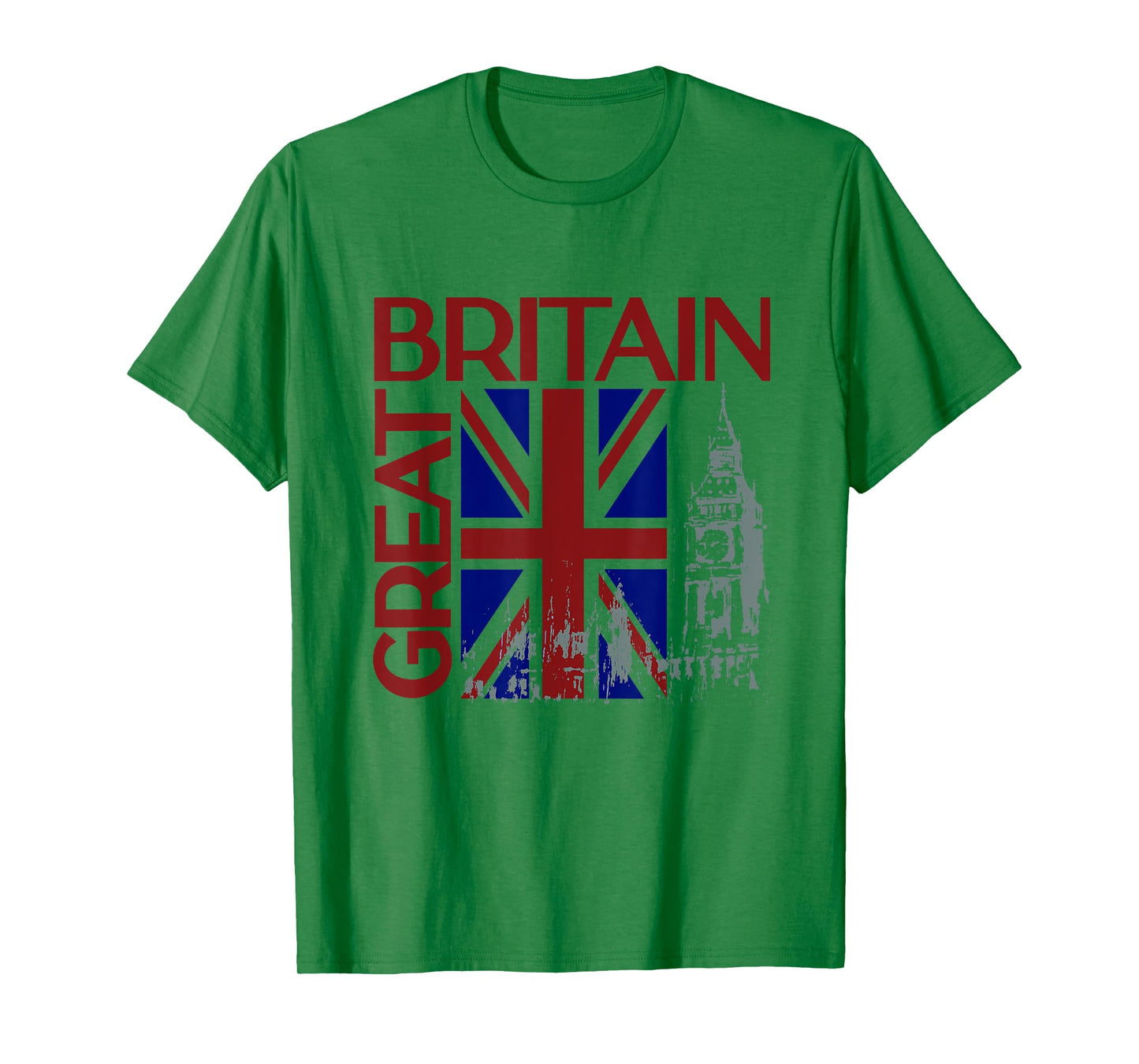 Great Britain England British Union Jack Flag Vintage T-Shirt