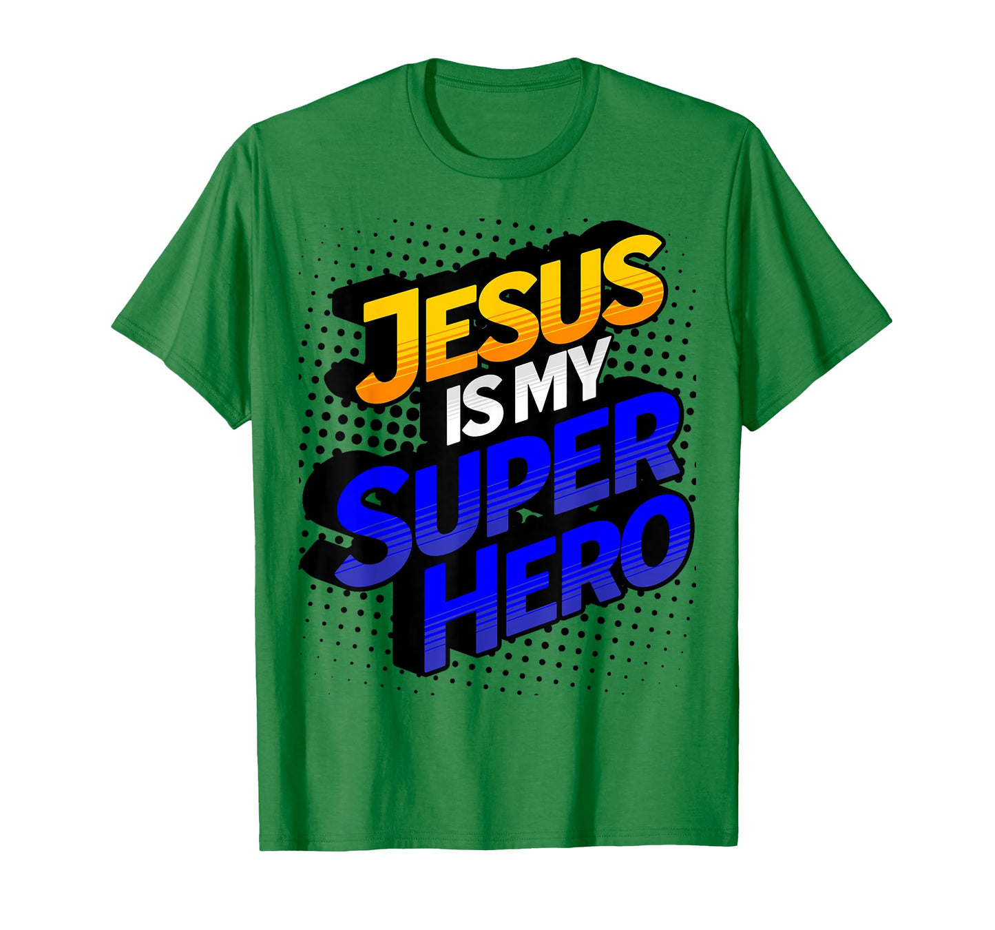 Jesus Is My Superhero Comic Book Christian T-Shirt