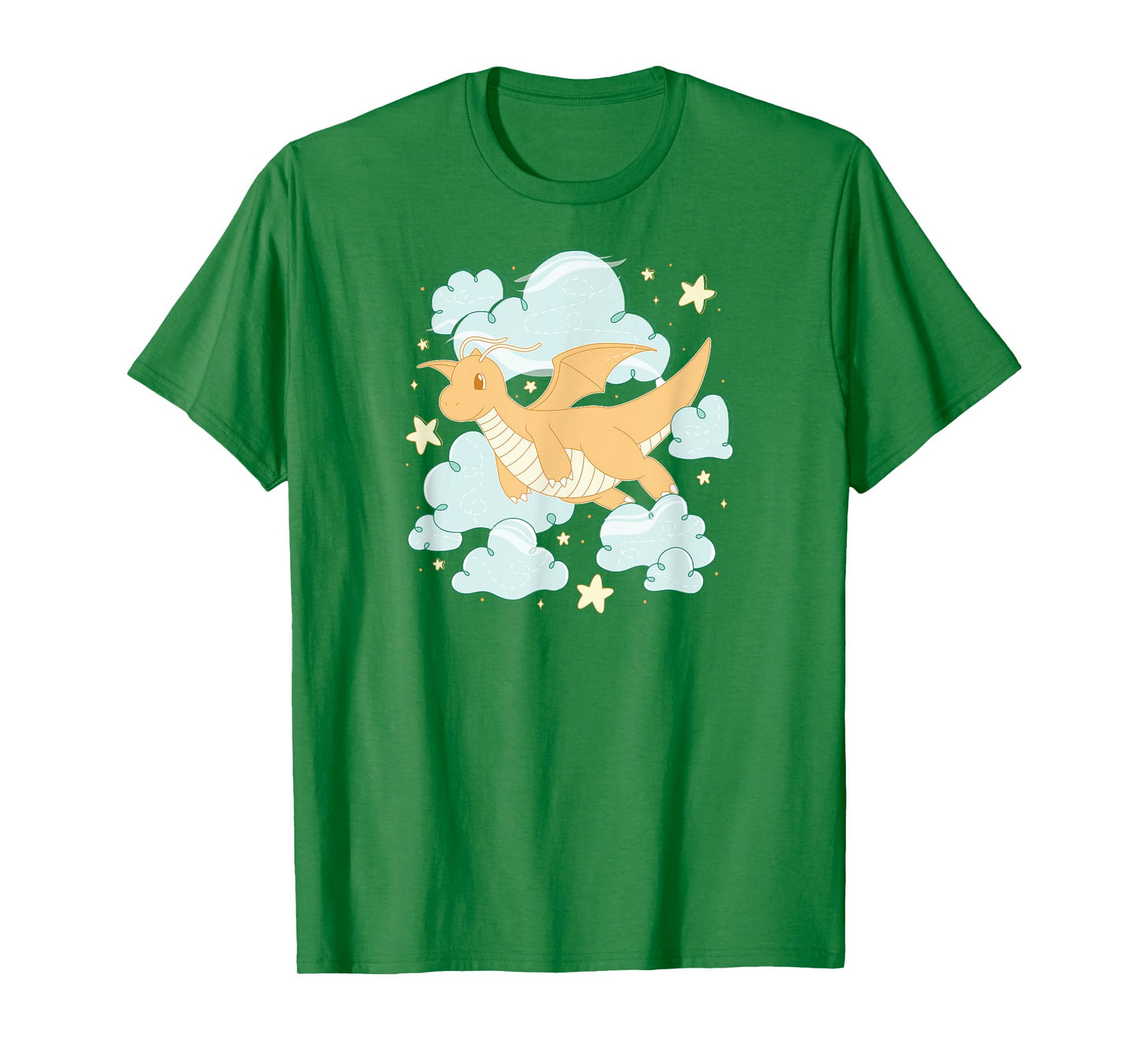 Pokémon - Celestial Pastel Dragonite Clouds White T-Shirt