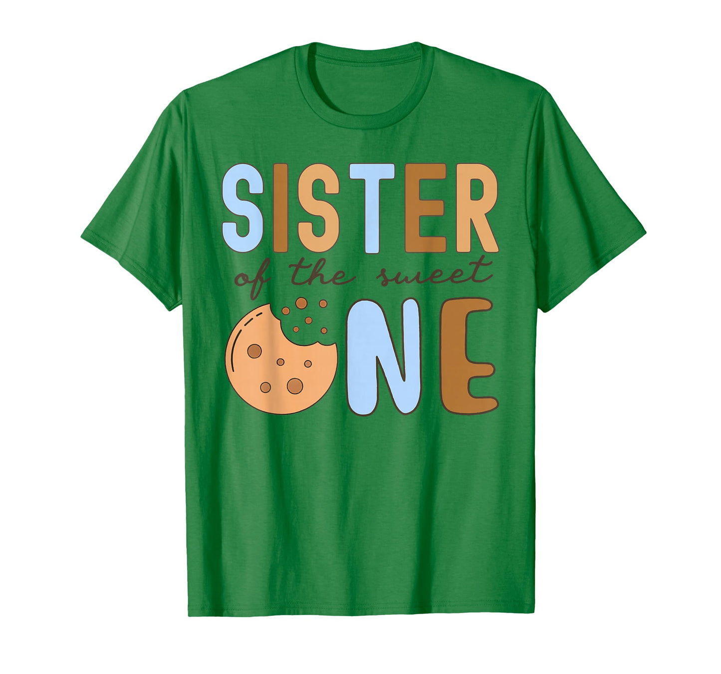 Sister Of The Sweet One Cookies and Milk 1st Birthday Family T-Shirt