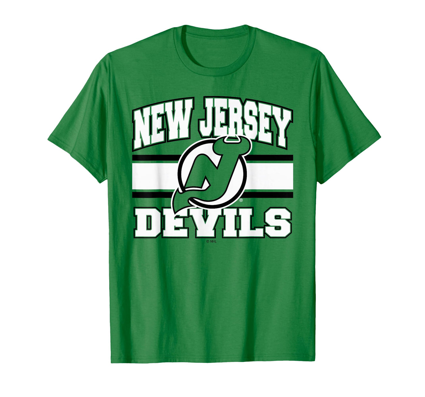 New Jersey Devils Stripe Red Officially Licensed T-Shirt
