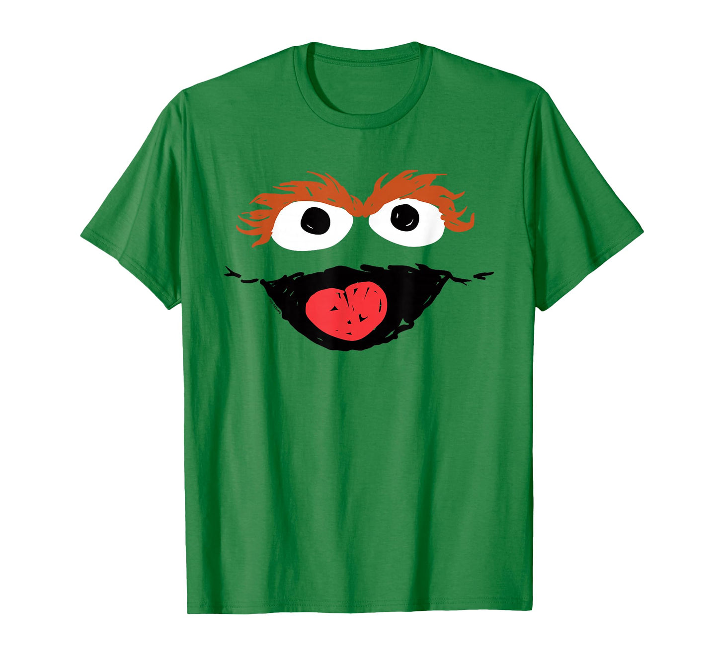 Sesame Street Oscar Crayon Sketch Halloween Costume T-Shirt