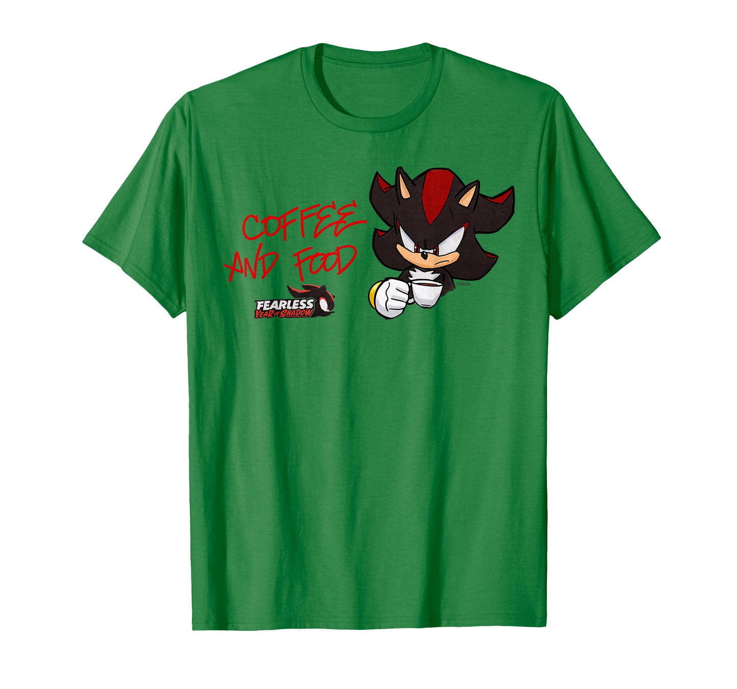 Sonic the Hedgehog, Fearless: Year of Shadow - Coffee & Food T-Shirt