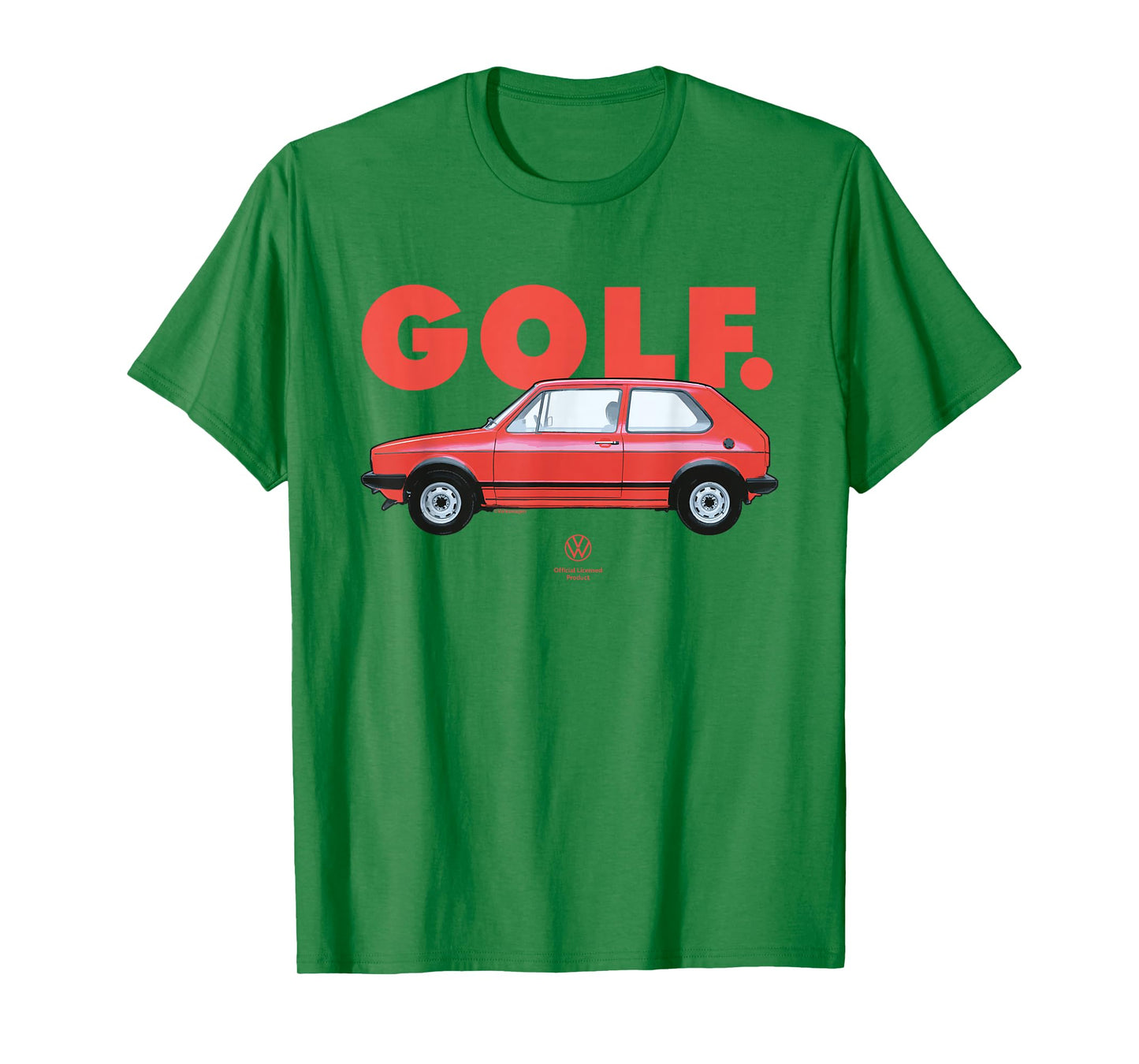 Volkswagen Golf GTI Mk1 Red Retro T-Shirt