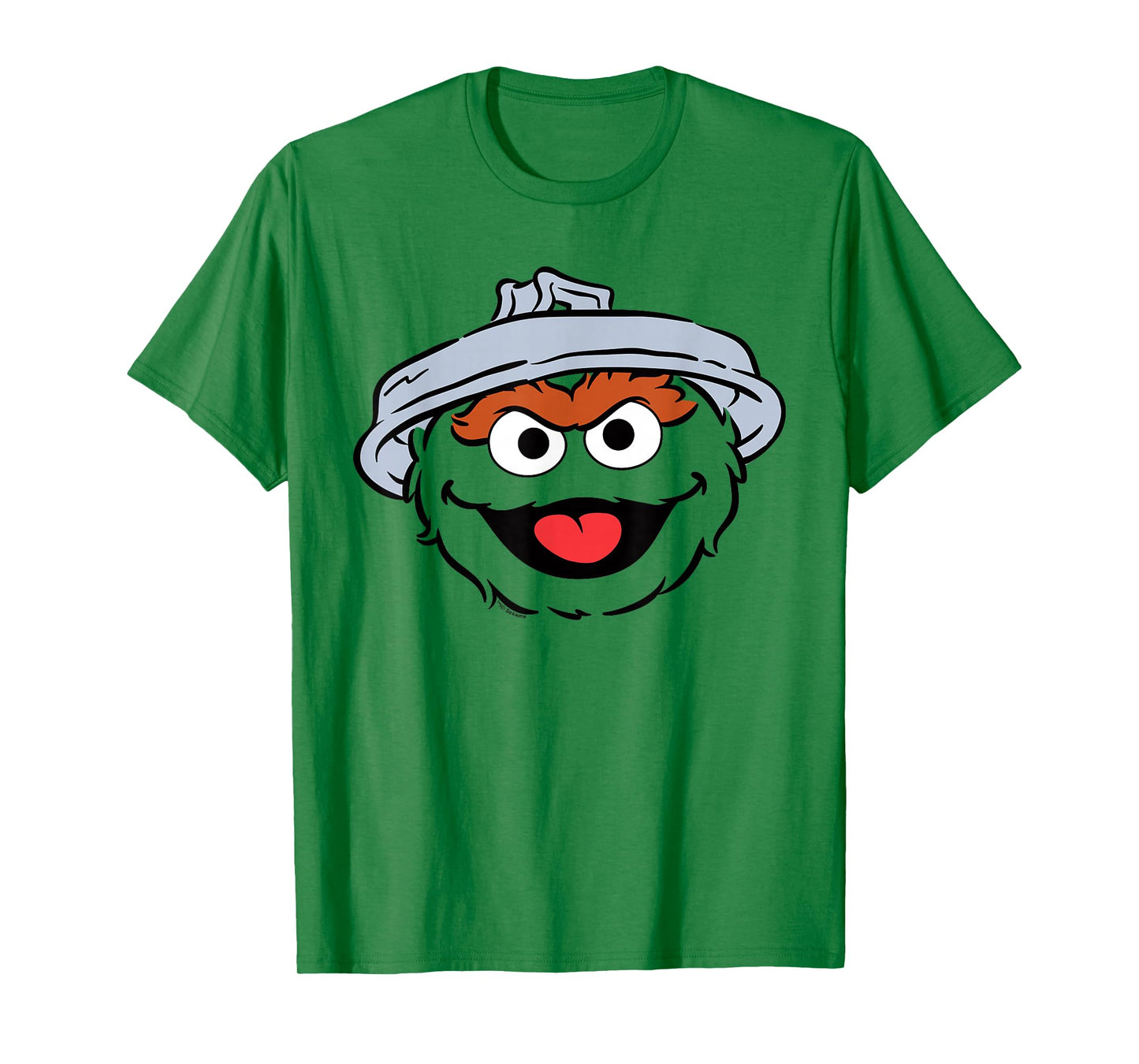 Sesame Street Oscar The Grouch Full Face Halloween Costume T-Shirt