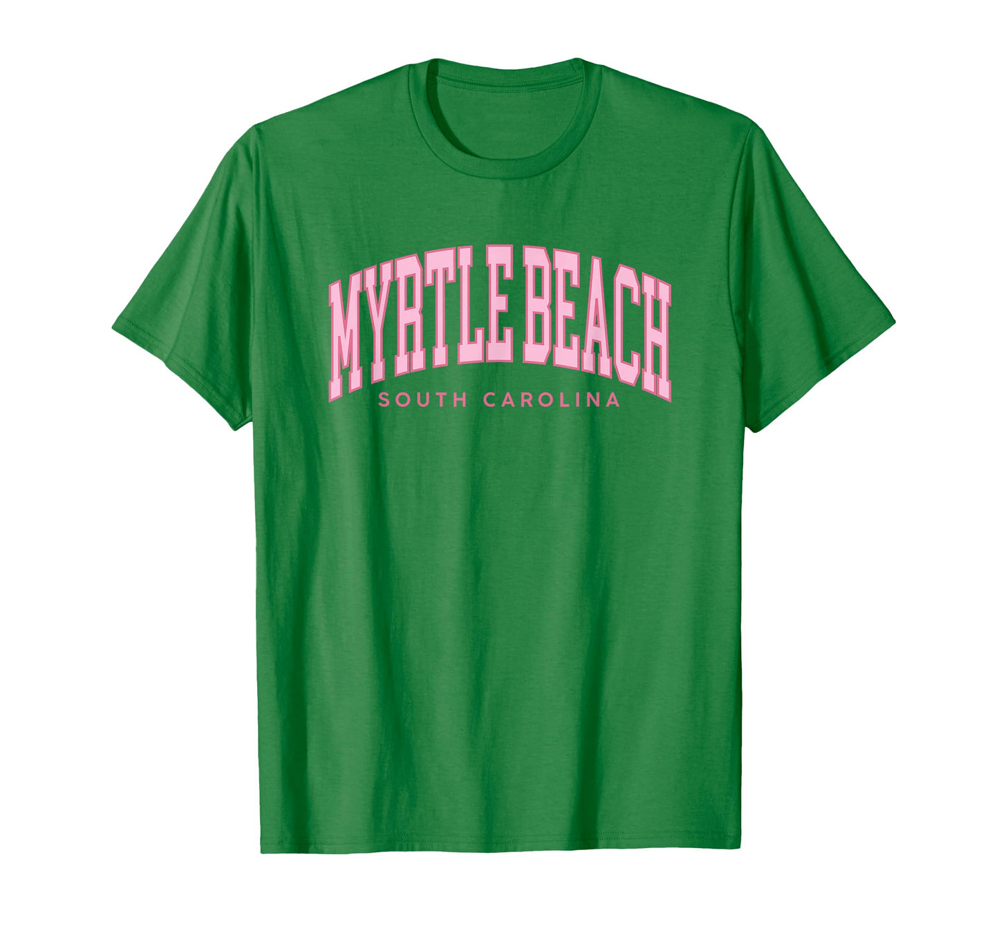 Retro Myrtle Beach South Carolina beach womens girls summer T-Shirt