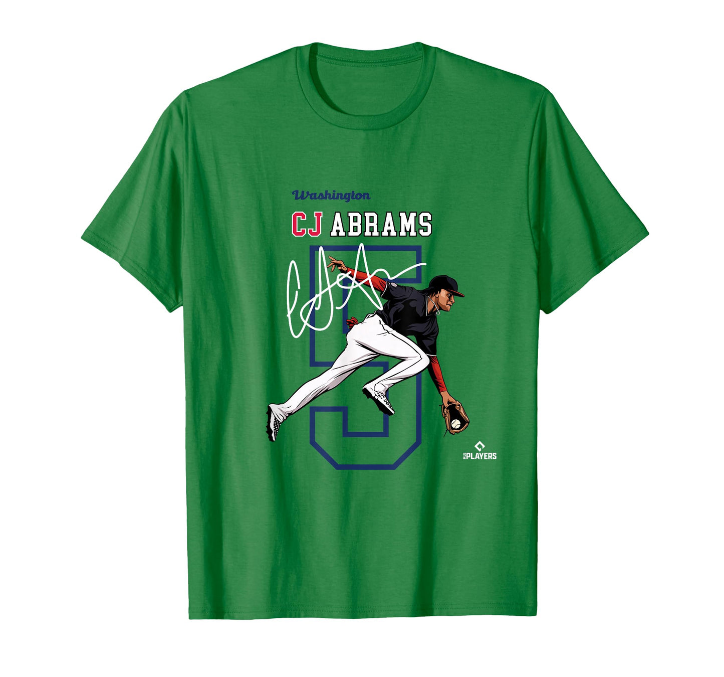 License Champs | Washington Baseball Fans | CJ Abrams MLBCJBRA3004 T-Shirt