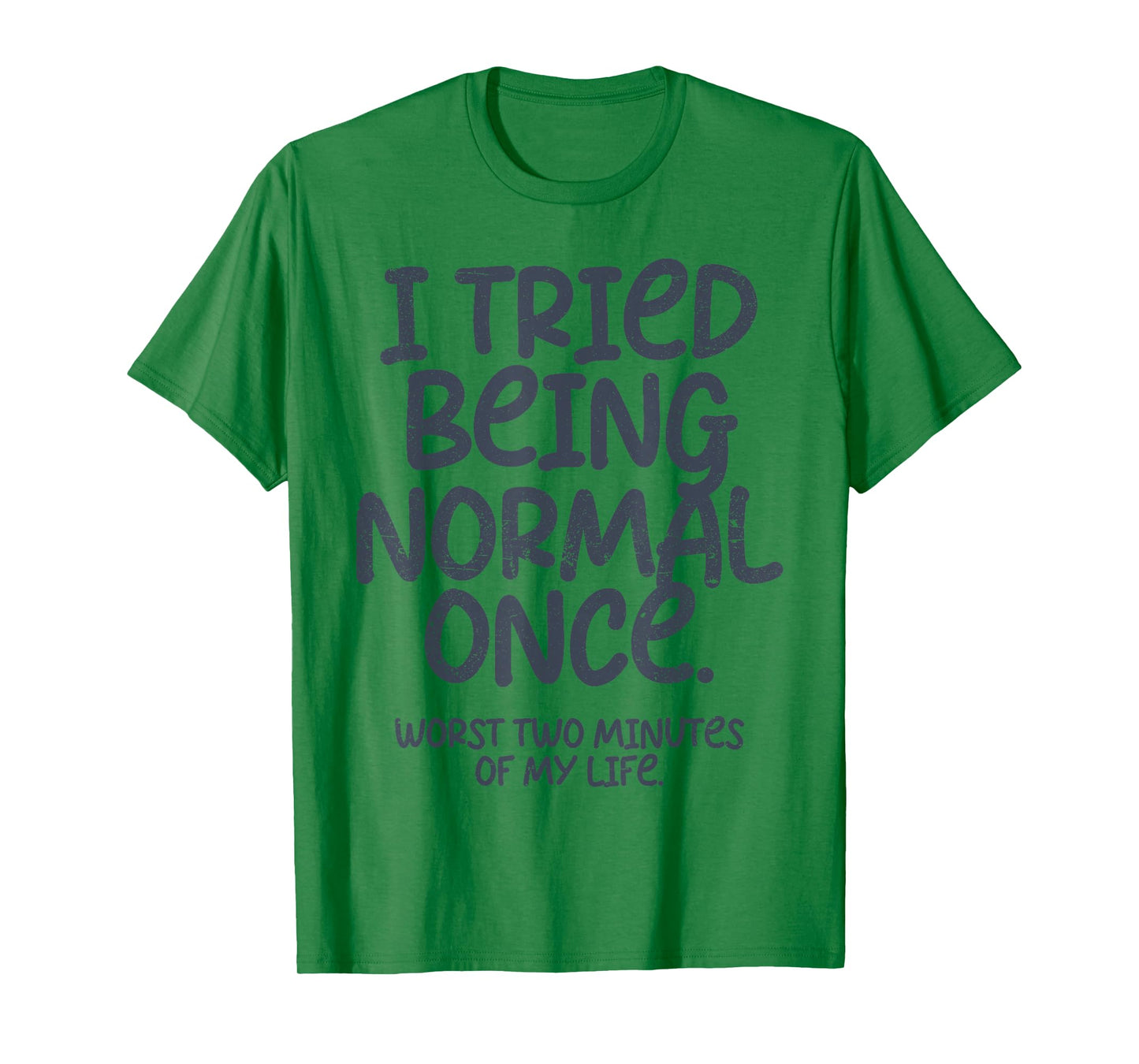 Womens Graphic Tees and Teen Girl Clothes I Tried Being Normal Once Funny T-Shirt, Small, White