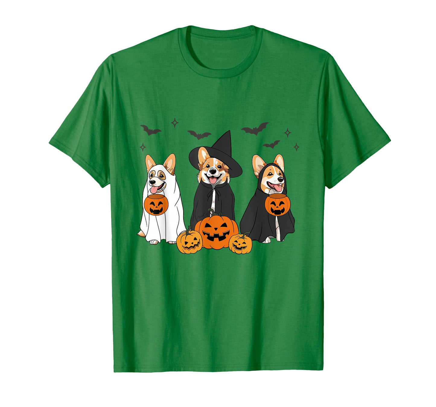 Witch Corgi Halloween Corgi Ghost Corgi Dog Mom Dog Lover T-Shirt