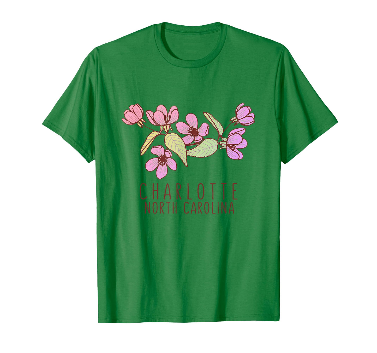 Charlotte North Carolina Wildflowers - Charlotte NC T-Shirt