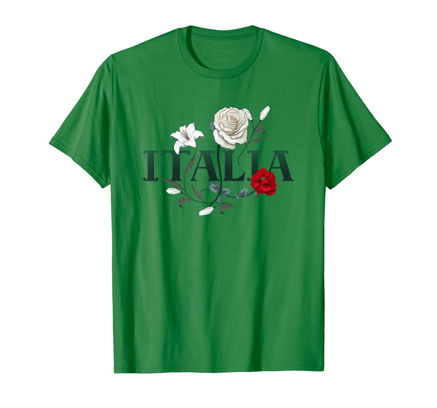Flowers of Italy - Vintage Style Minimalist Boho T-Shirt