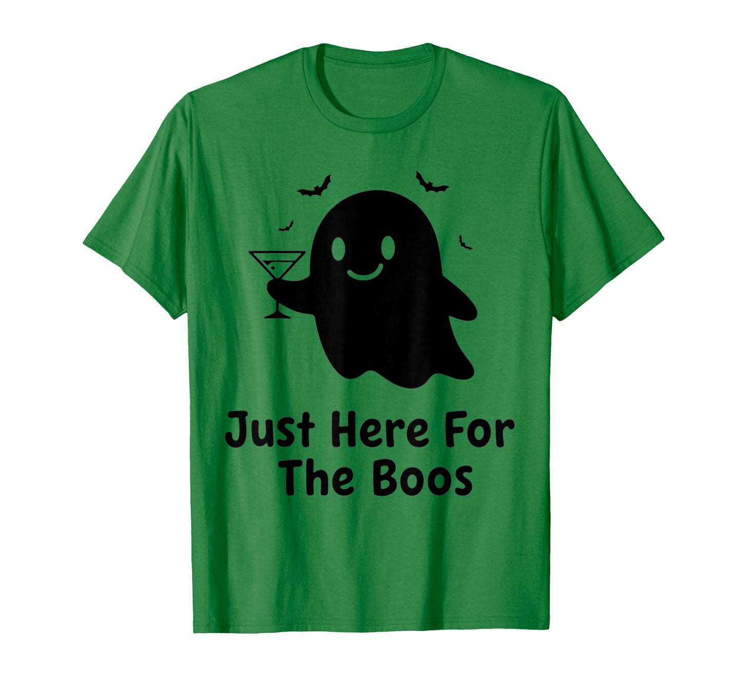 Just Here for The Boos Ghost Witch Hat Halloween Party T-Shirt