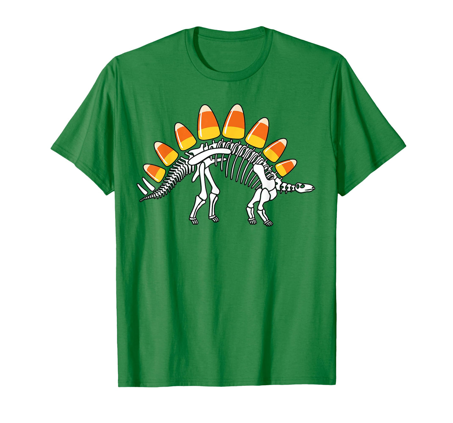 Funny Candysaurus Candy Corn Dinosaur Boys Halloween Kids T-Shirt