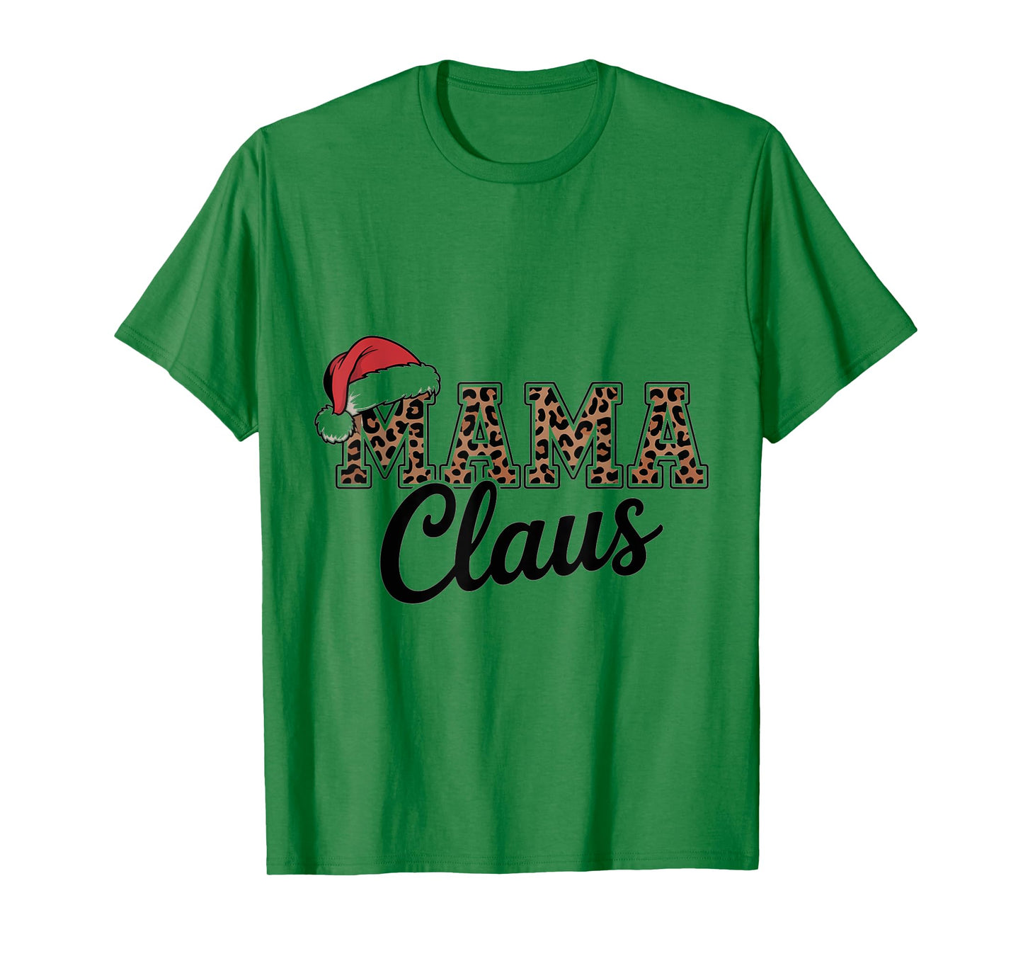 Mama Claus Christmas tee Matching Santa Family Holiday T-Shirt