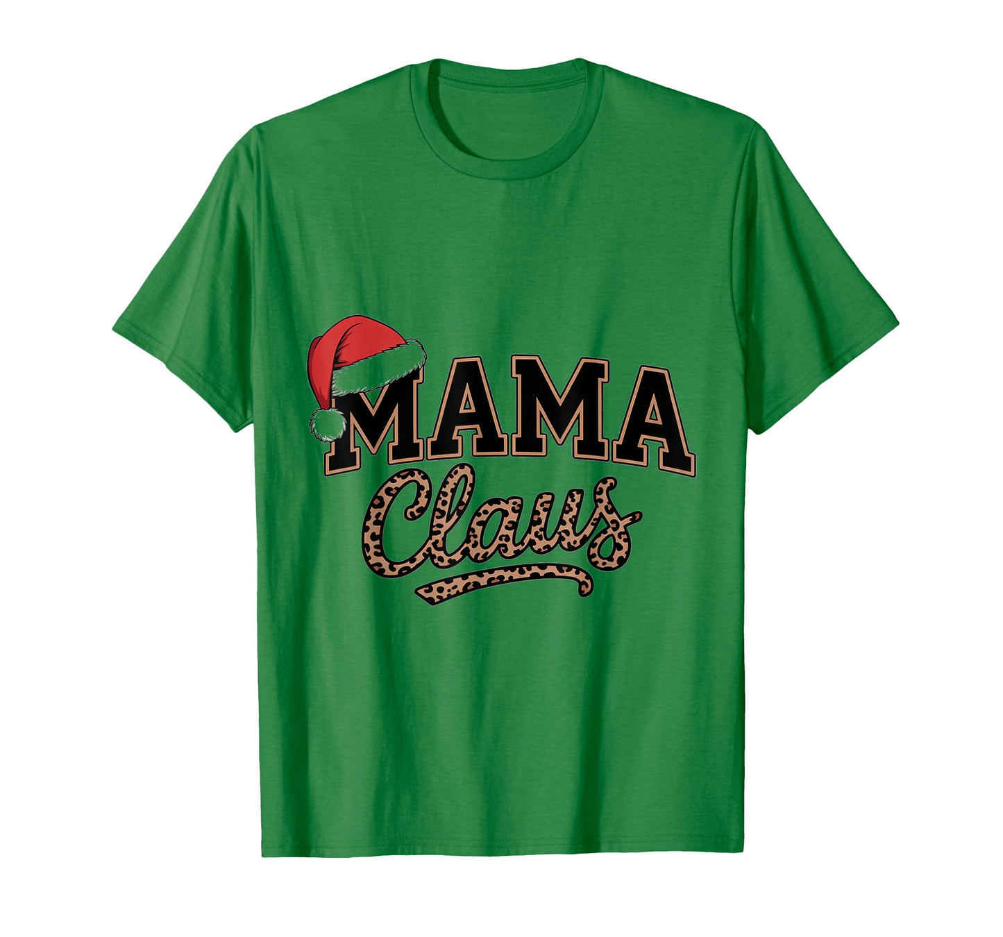 Mama Claus Christmas tee Matching Santa Family Holiday T-Shirt