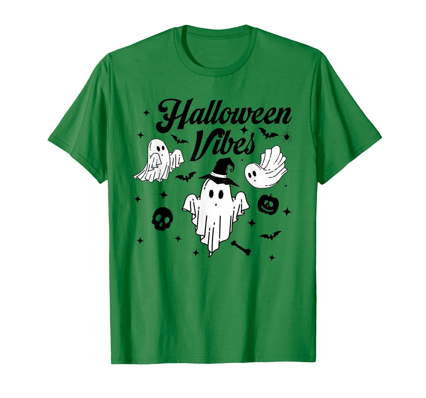 Halloween Vibes Spooky Season Pumpkin Witch T-Shirt
