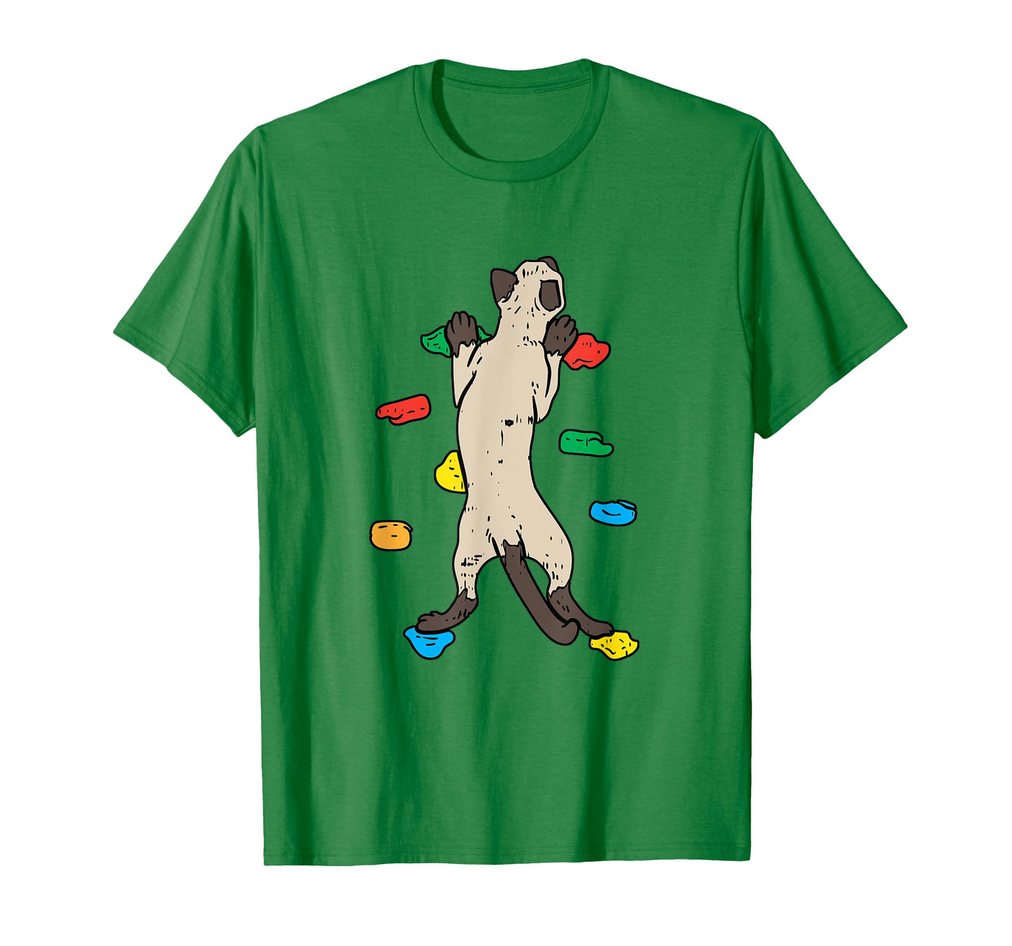 Cute Bouldering Cat - Cute Climbing T-Shirt