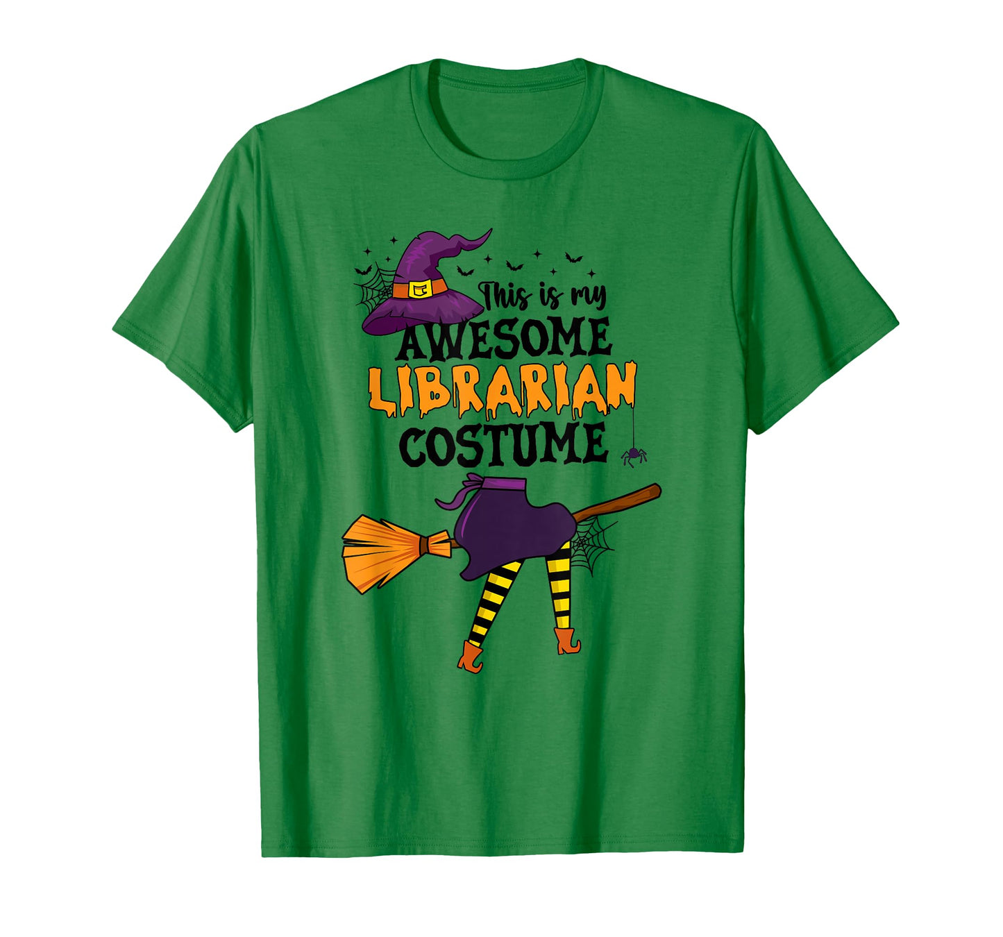 This is My Awesome Librarian Costume Halloween Funny Witch T-Shirt