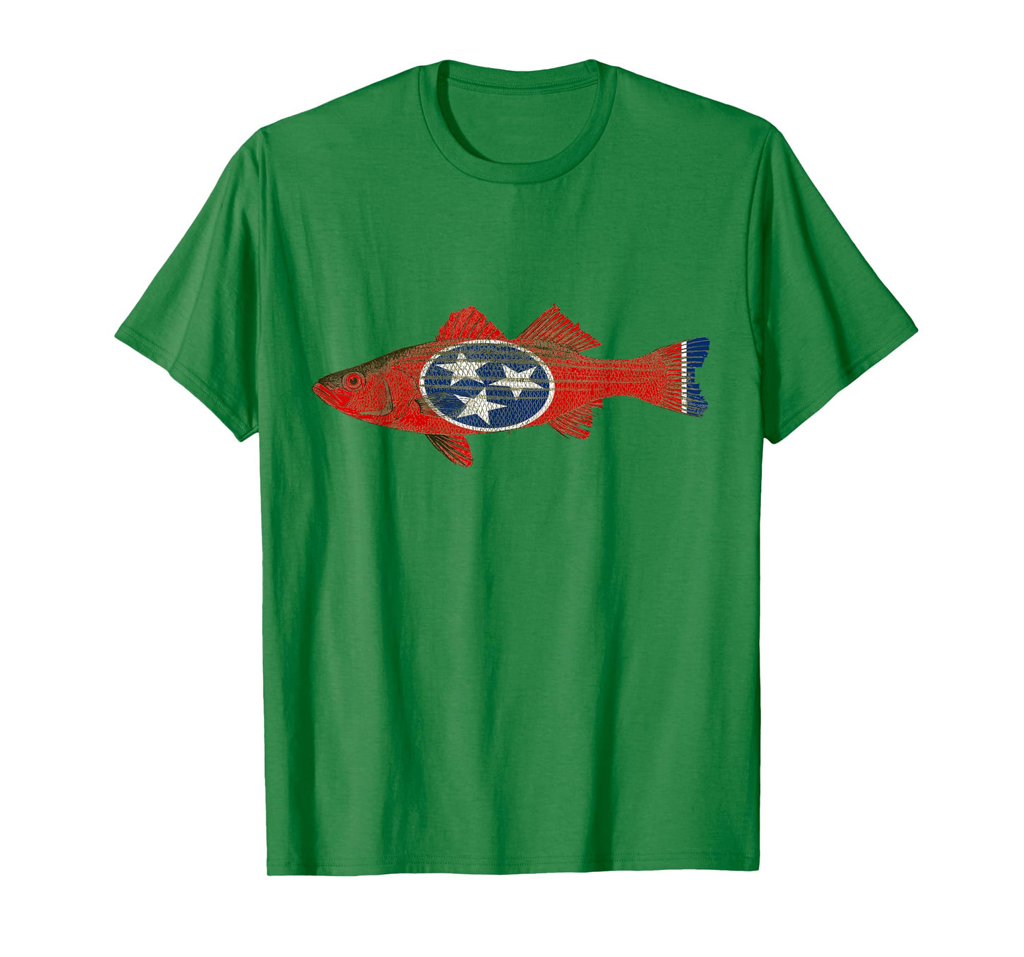 Tennessee Volunteer State Fish Flag Shirt for Men Women Yout T-Shirt