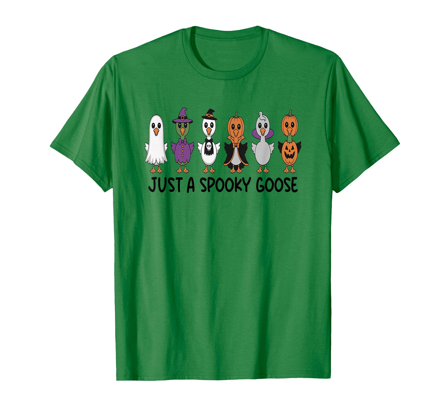 Cute Halloween Goose Desing for Kids Funny Spooky Geese T-Shirt