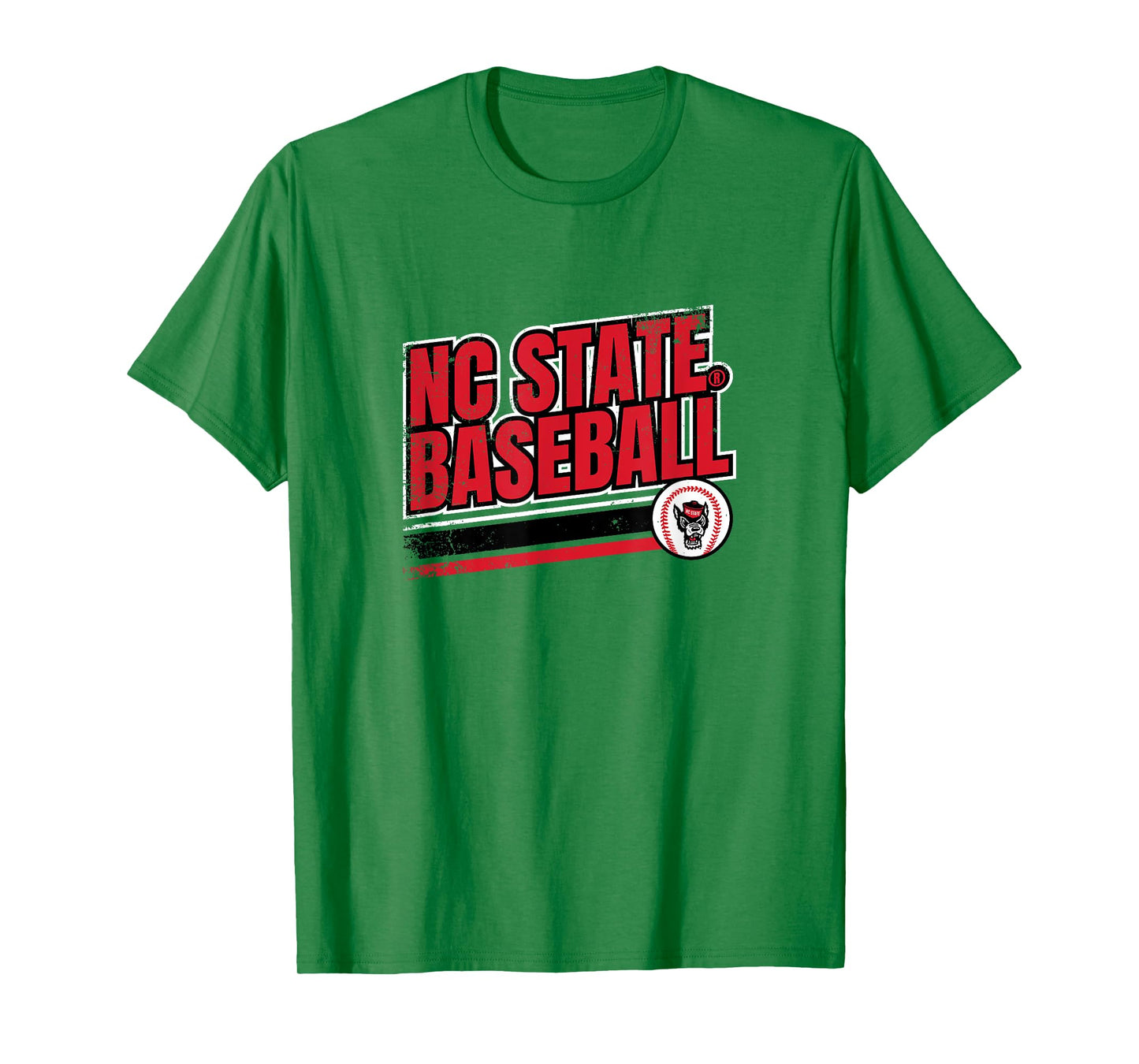 NC State Wolfpack: Retro Baseball T-Shirt
