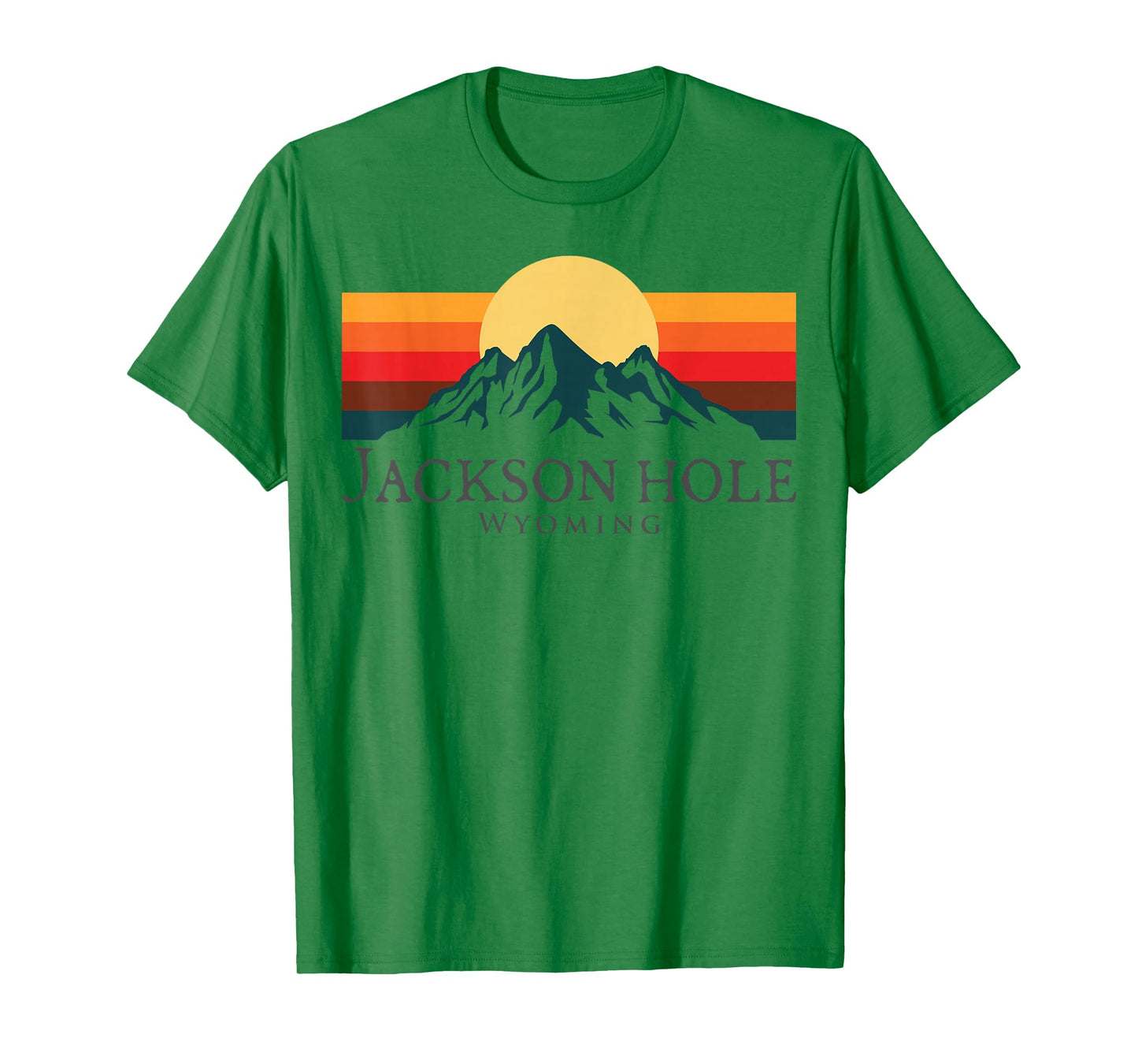 Jackson Hole Wyoming Mountains Vintage Hiking Souvenir T-Shirt