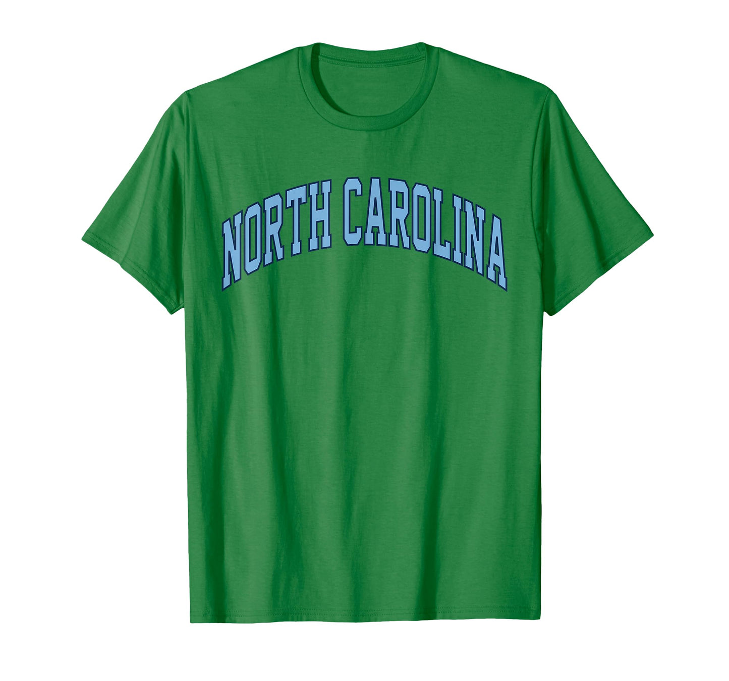 Retro North Carolina Souvenir Simple North Carolina Blue Tee T-Shirt
