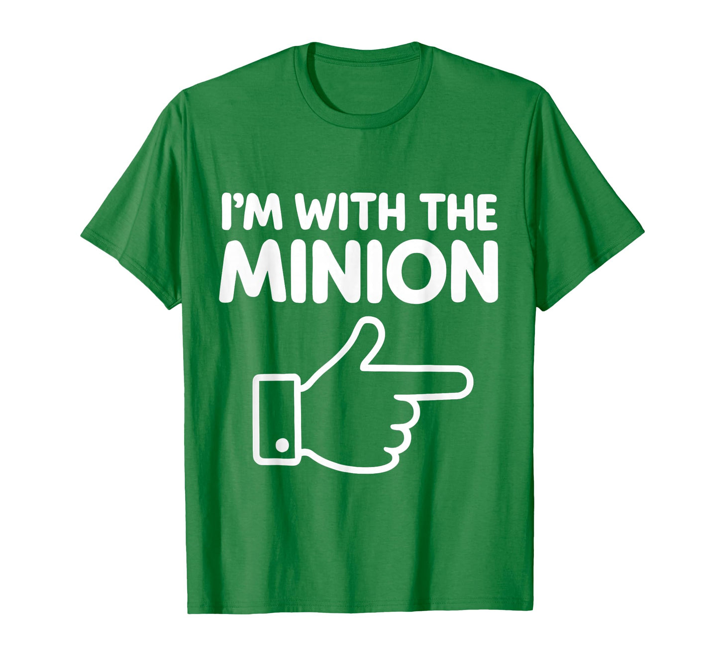 I'm with The Minion Costume Family Lazy Easy Halloween T-Shirt