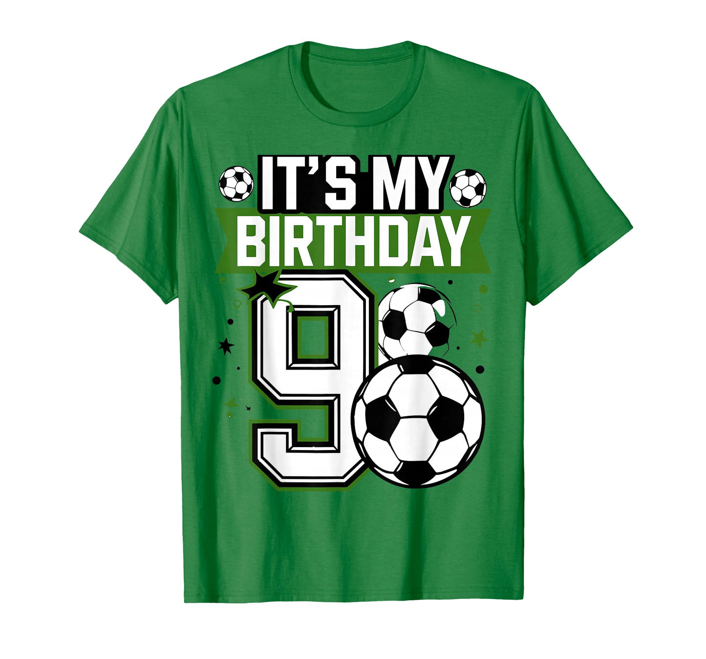 Birthday Boy Tees 9 Soccer Its My 9th Birthday Boys Soccer T-Shirt
