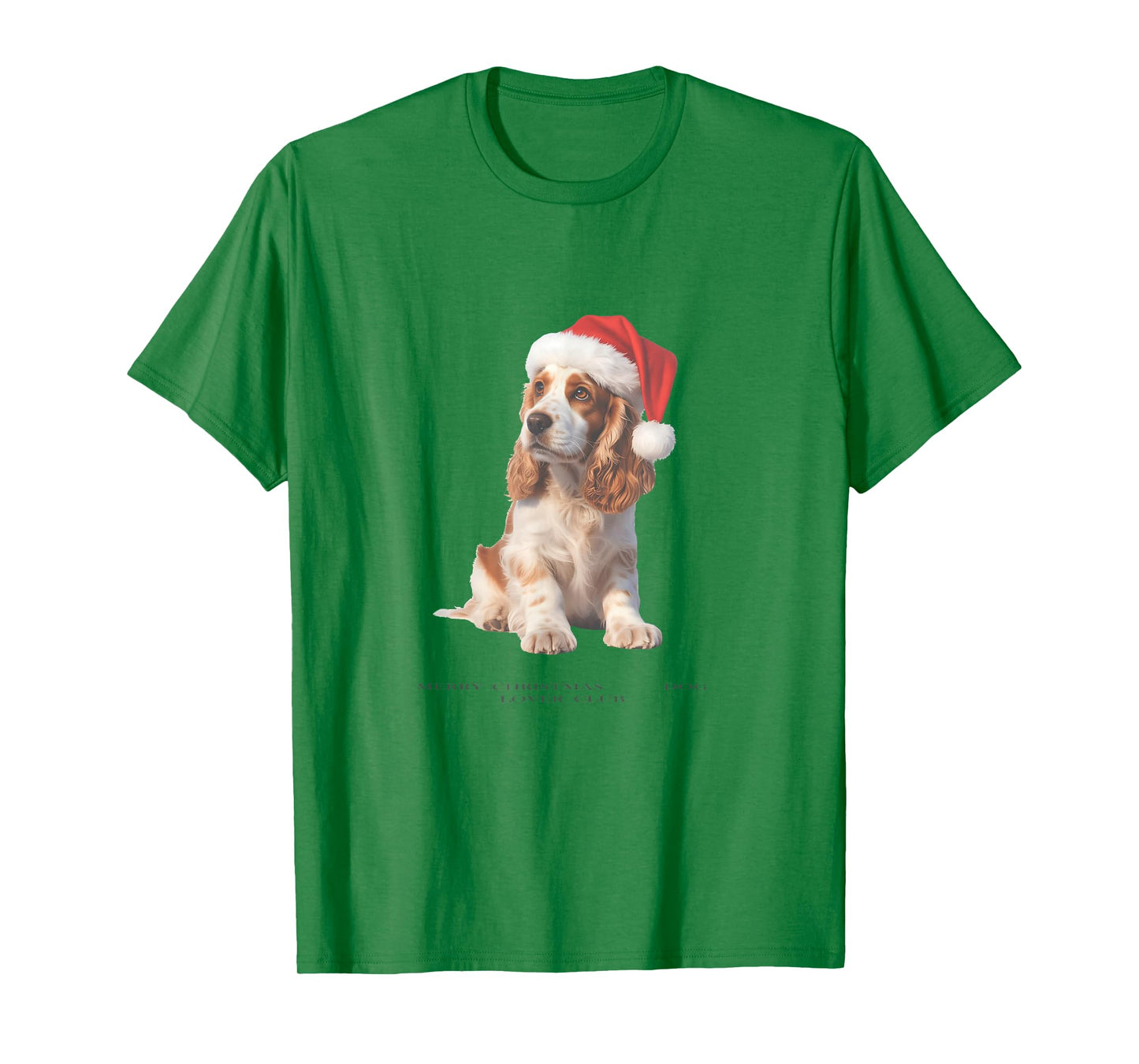 Cocker Spaniel Christmas Dog Vintage T-Shirt