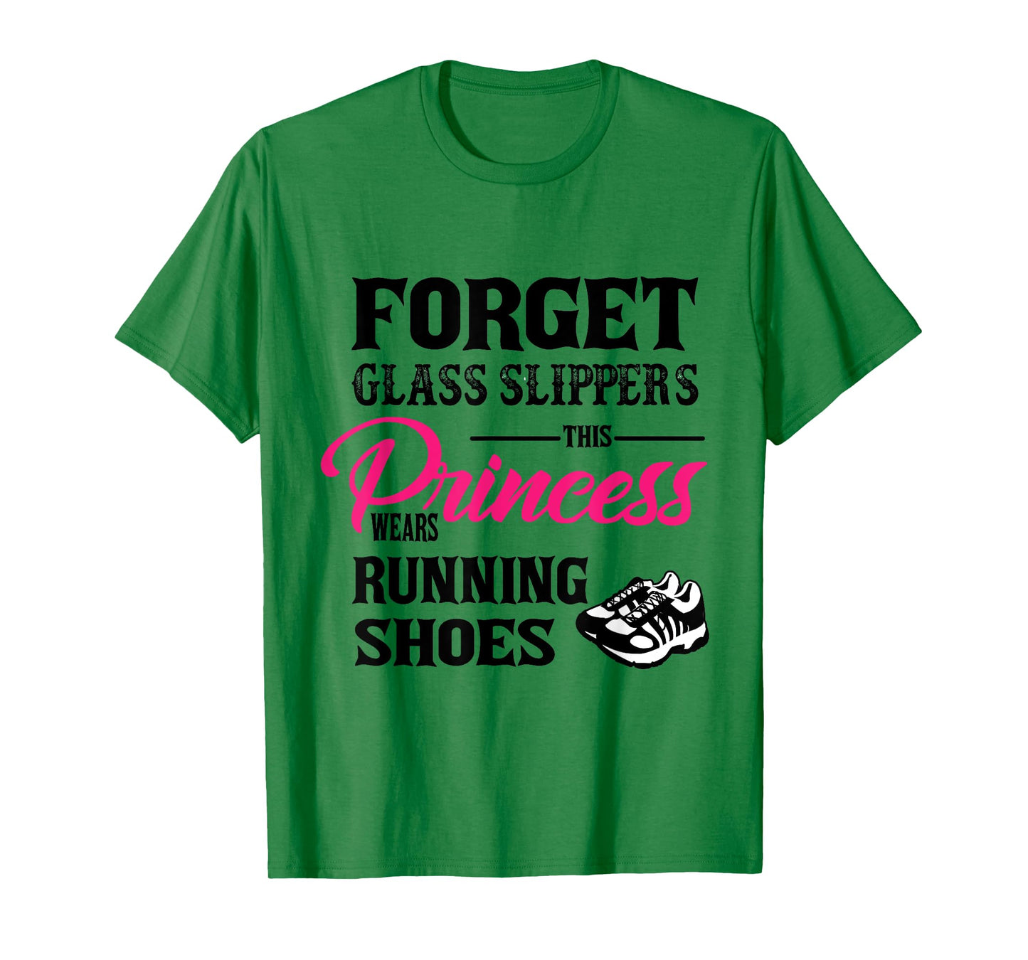 Princess Wears Running Shoes Sneakers Woman Runner tee shirt T-Shirt