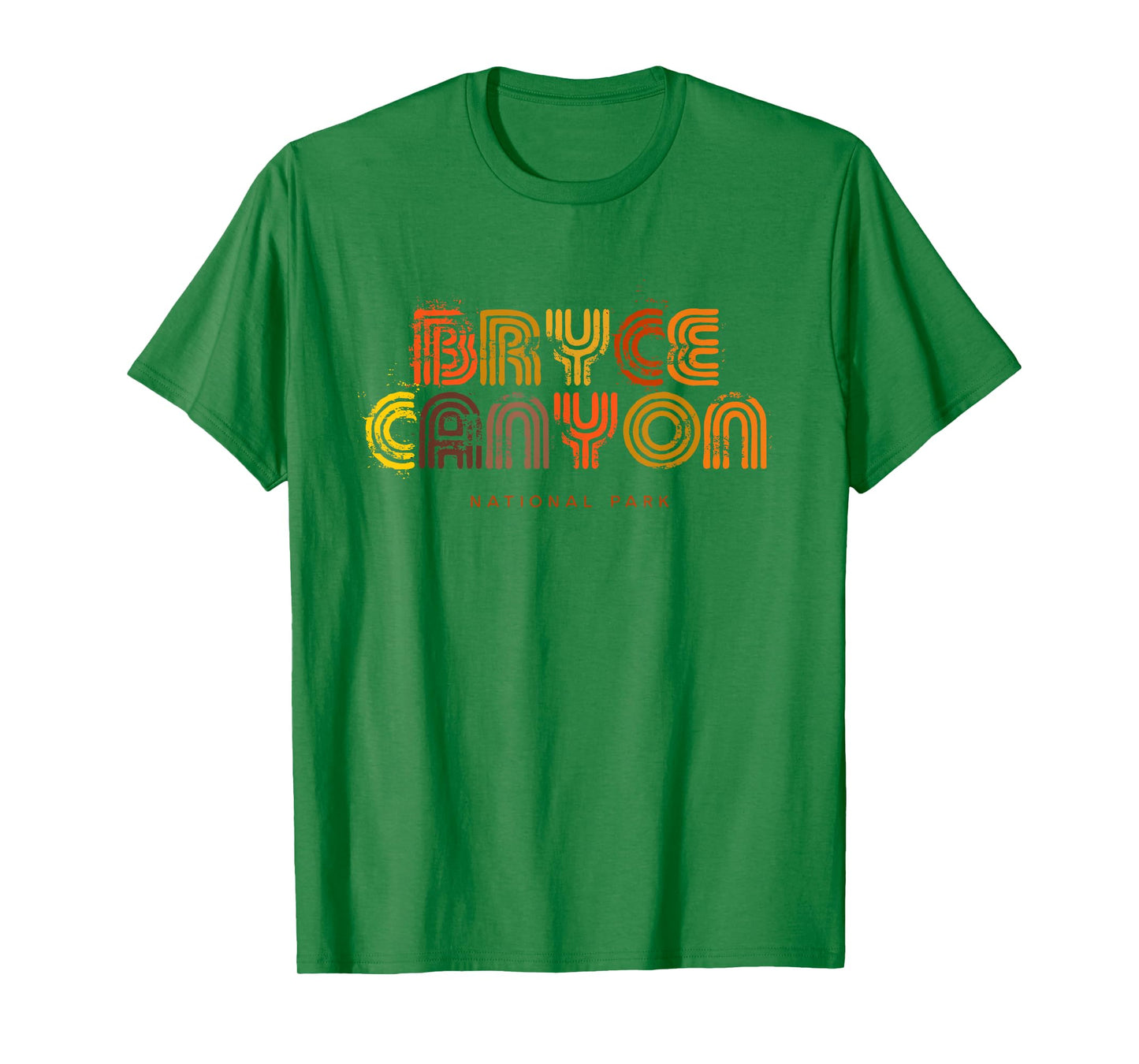 Bryce Canyon National Park 70s 80s Retro Type Graphic T-Shirt