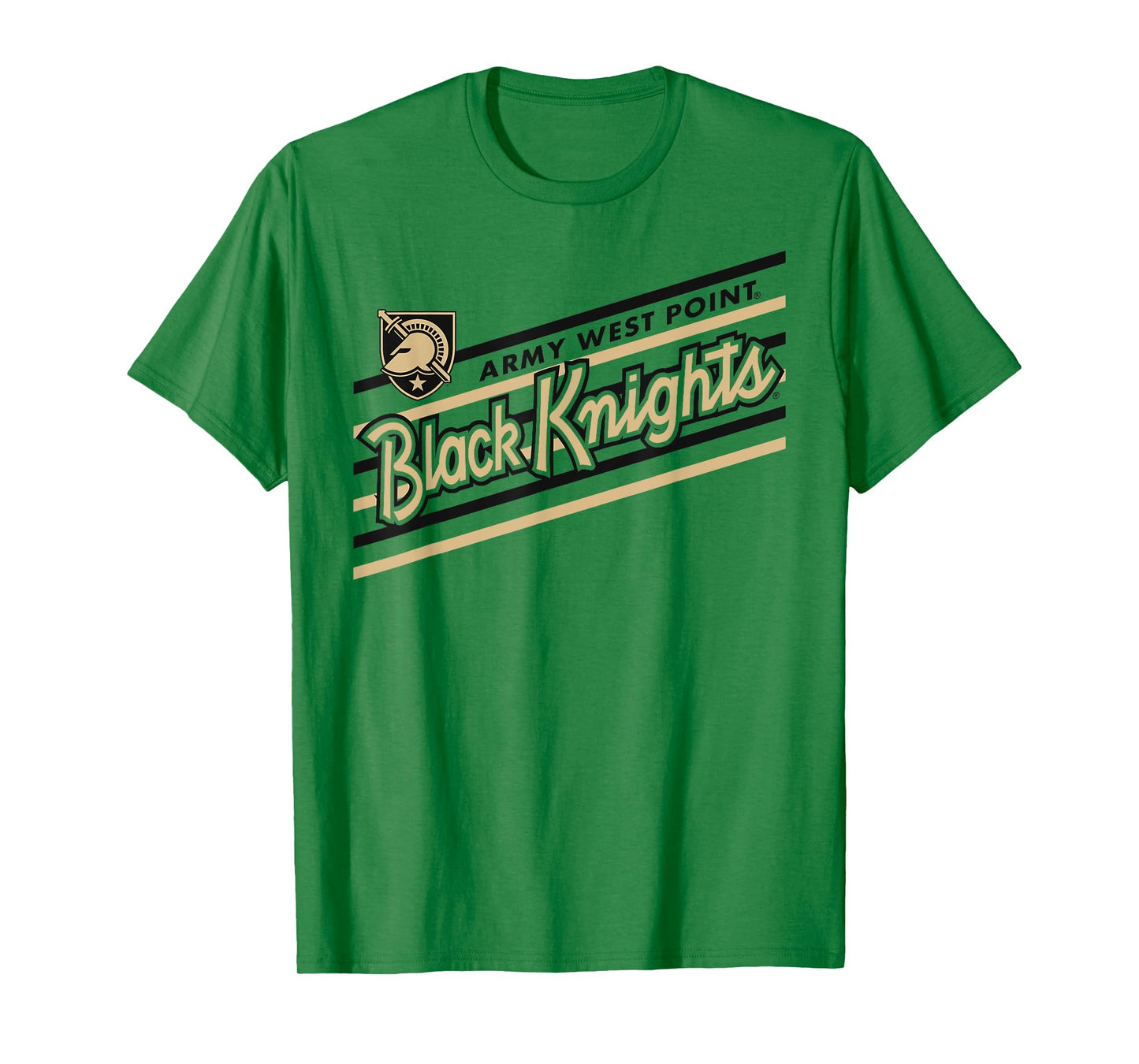 Army Black Knights Retro Performer White Officially Licensed T-Shirt