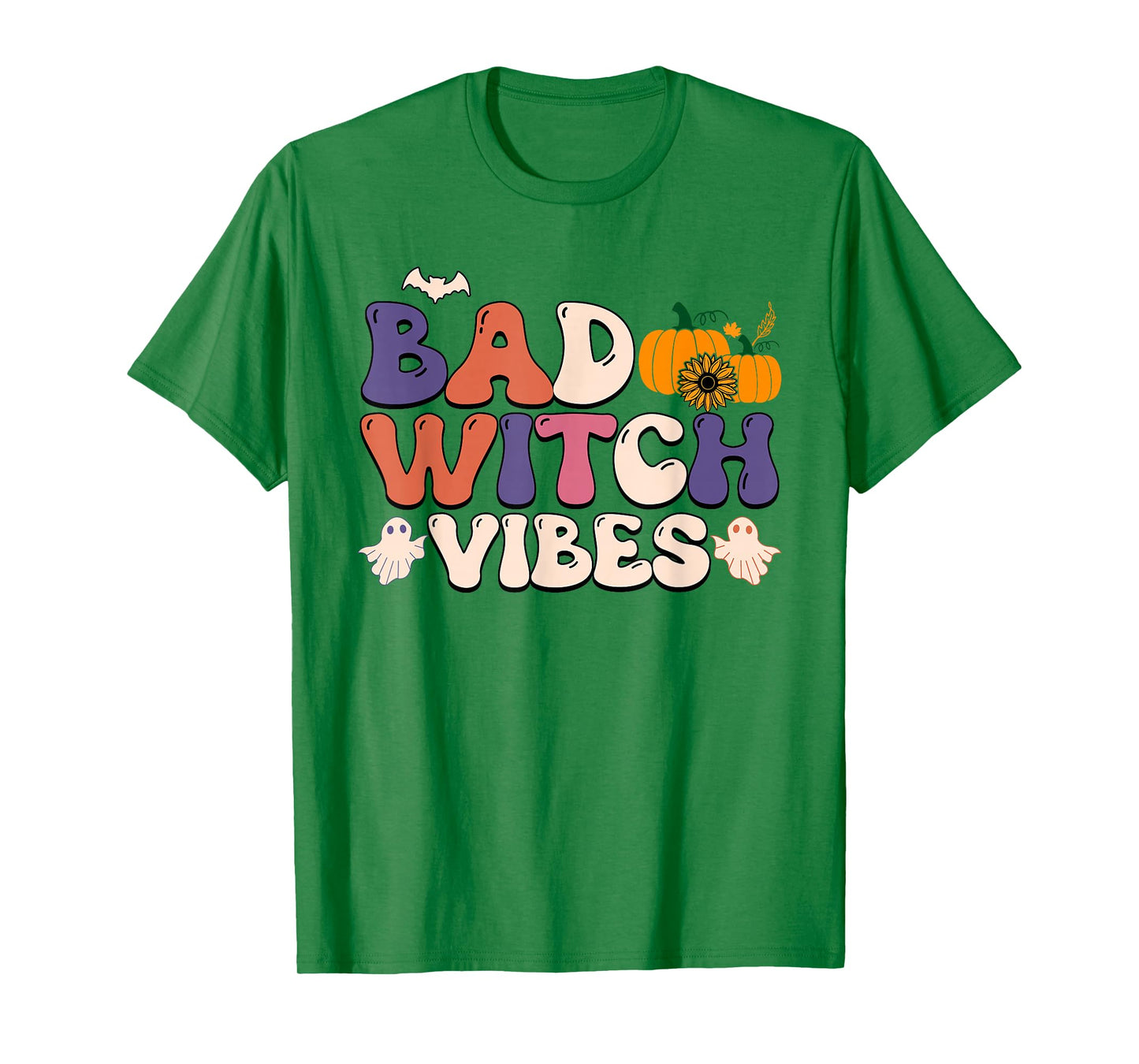 Bad Witch Vibes Cute Halloween Women T-Shirt