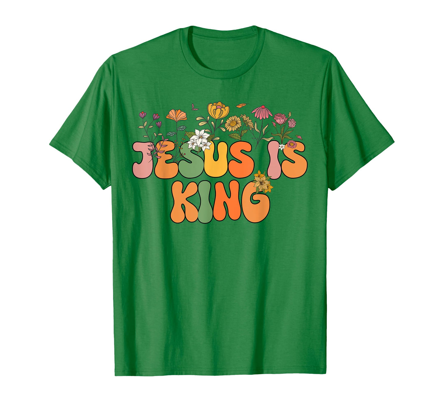 Kids Jesus Is King Christian I You Loves Women Toddler Girl T-Shirt