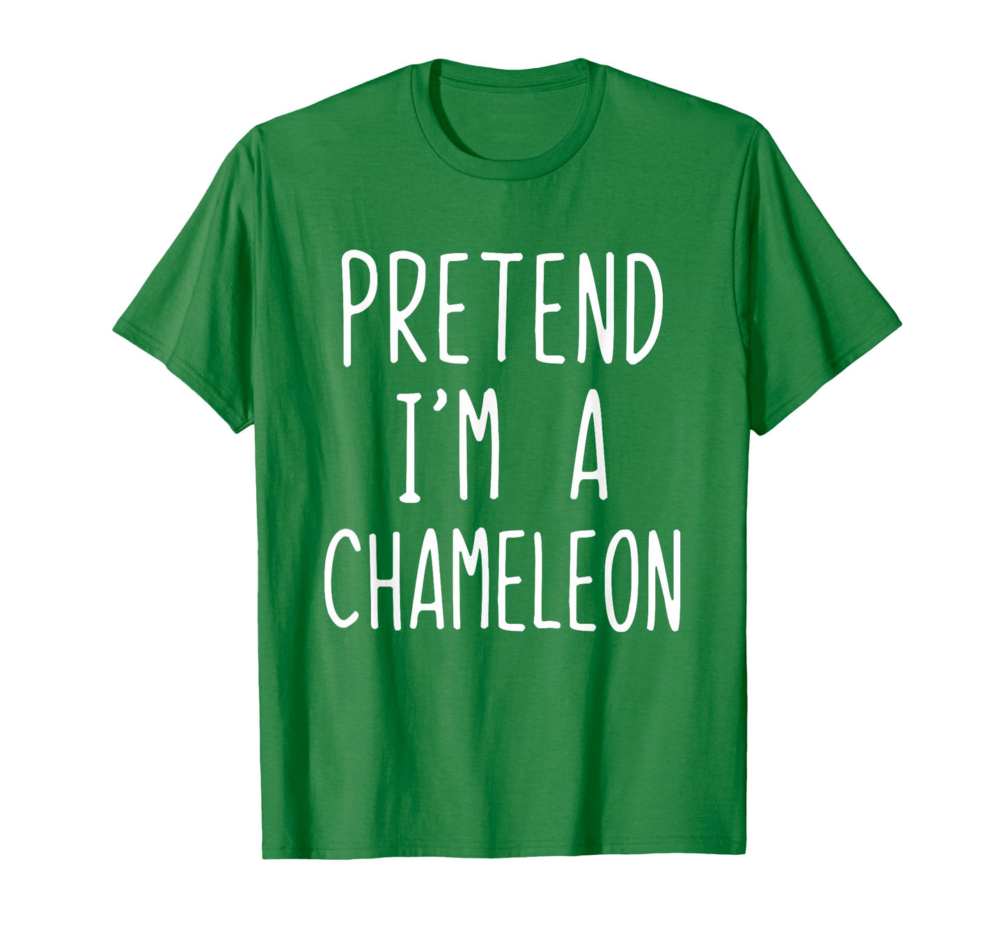Pretend I'm A Chameleon Costume Halloween Lazy Adult Kids T-Shirt