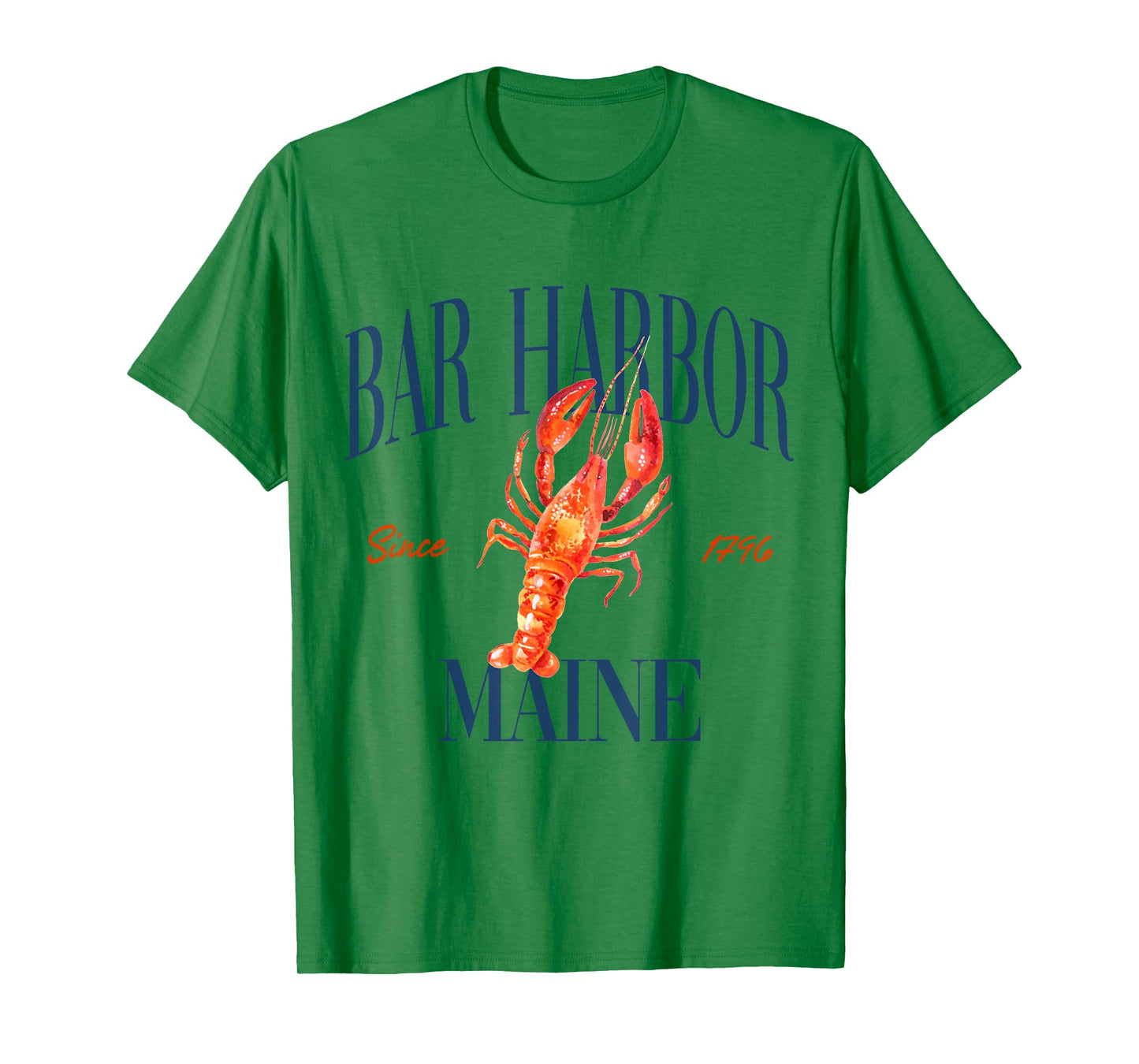 Bar Harbor Maine Est. 1796 - Old Money, Aesthetic, Retro T-Shirt