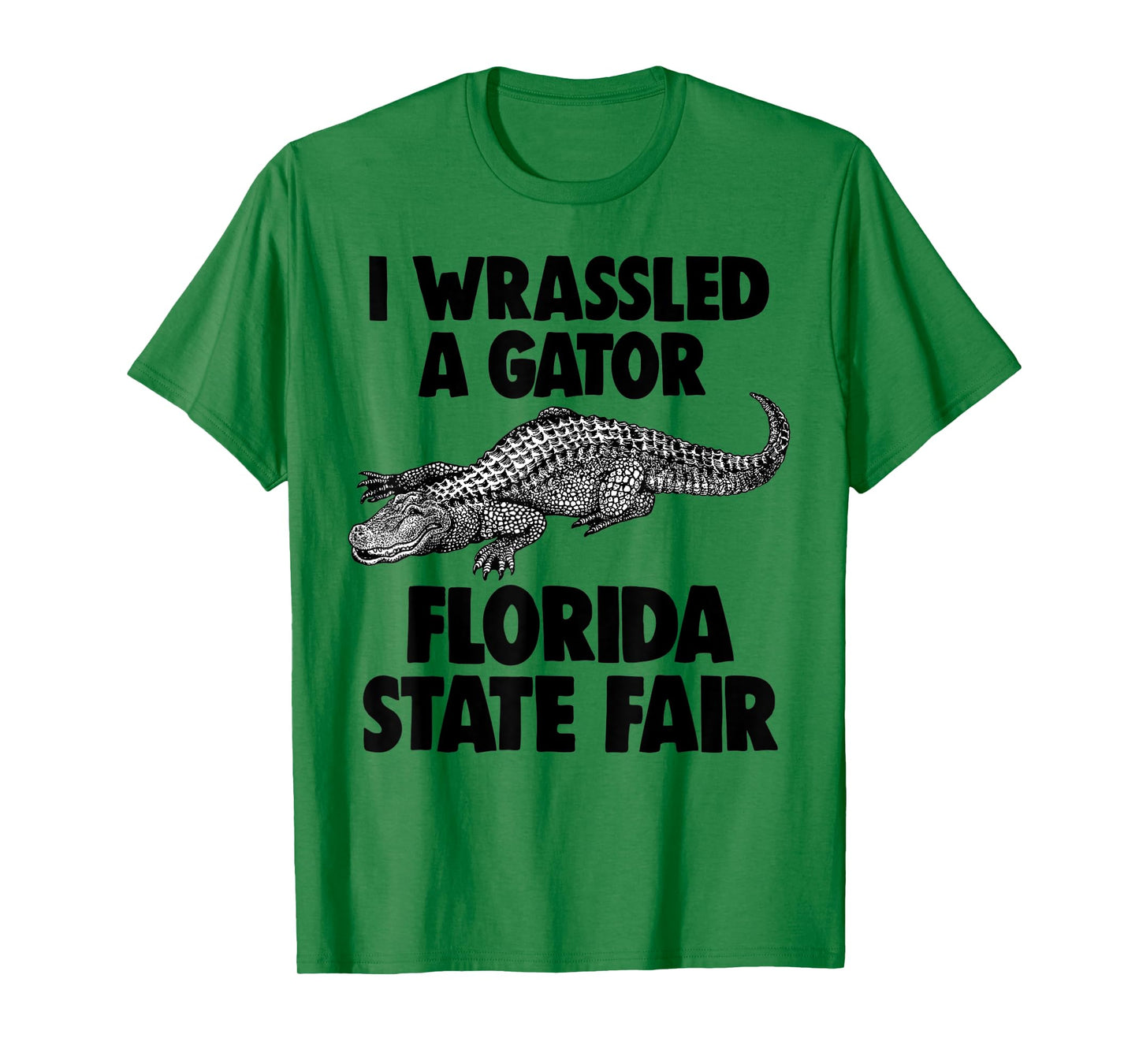 I Wrassled A Gator Funny Florida Alligator Wrestling T-Shirt